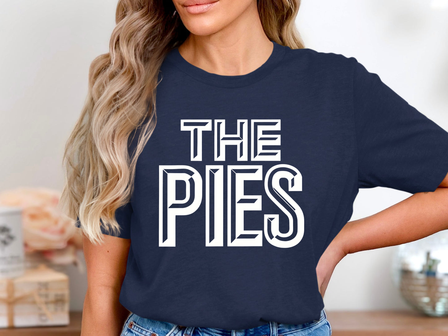 THE PIES T-Shirt/ Footy fan Collingwood Magpies Tee