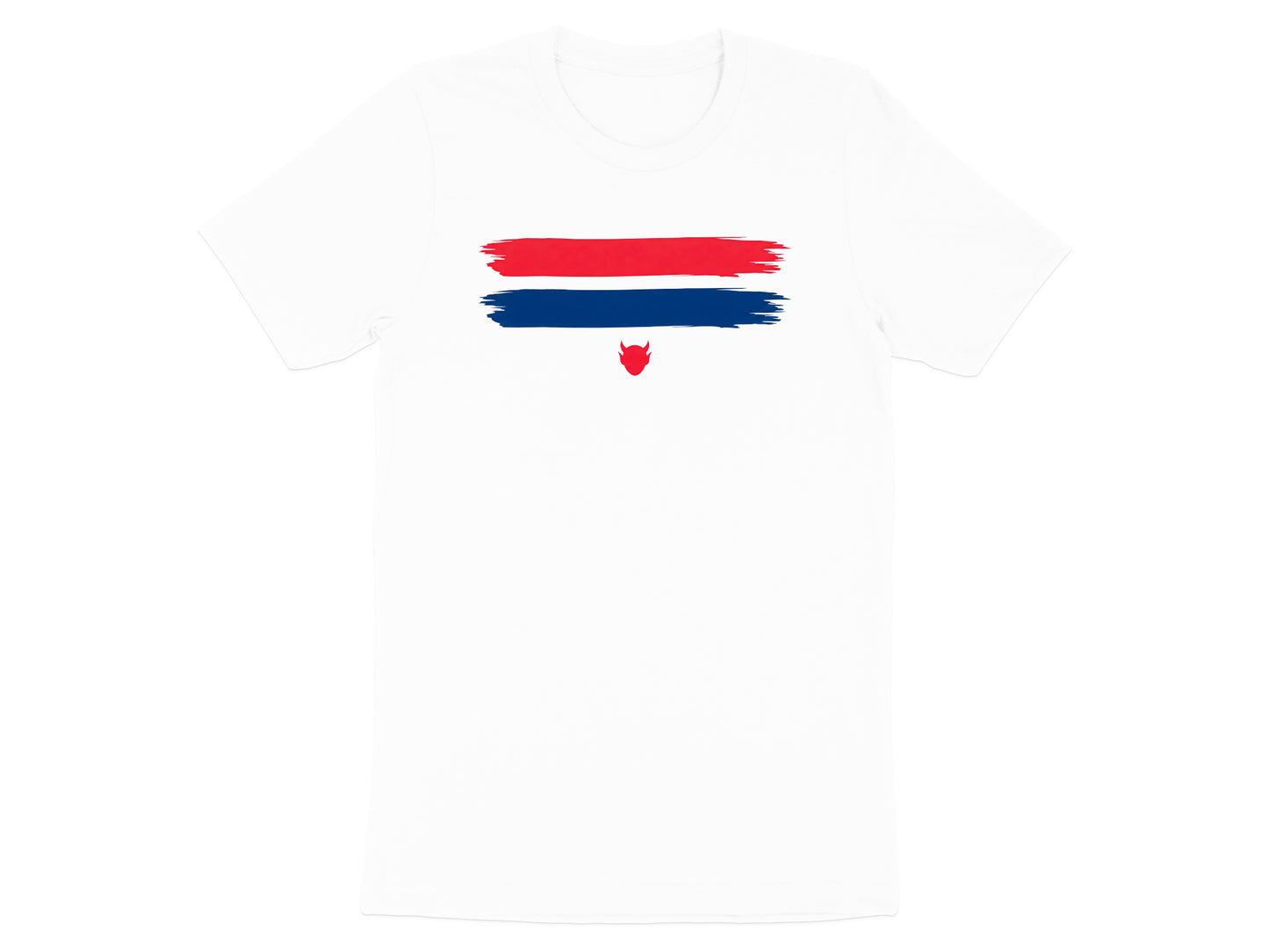 Navy & Red Brushstroke Melbourne Demons t shirt