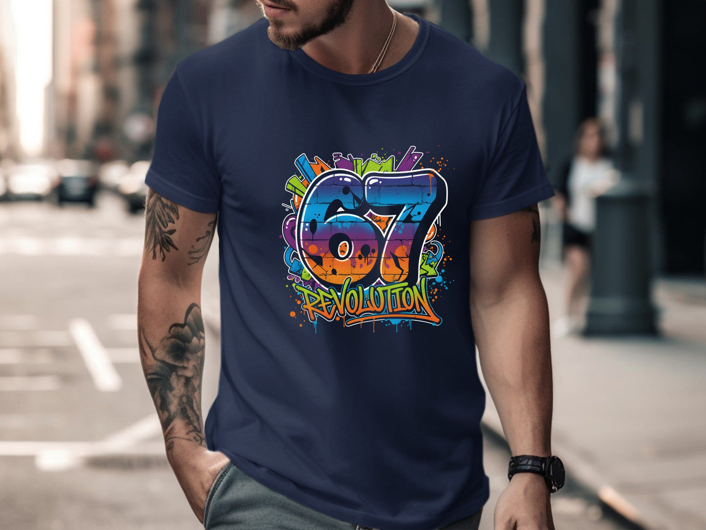 67 Revolution Graffiti Graphic Tee