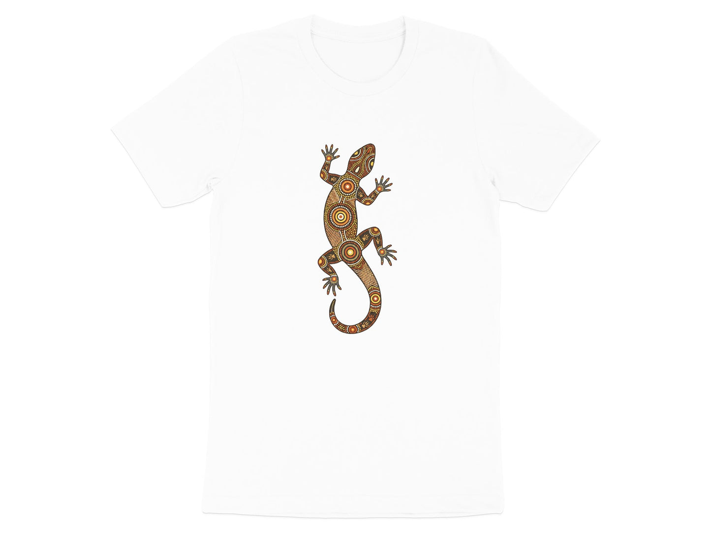 Aboriginal Dot Art Lizard T-Shirt