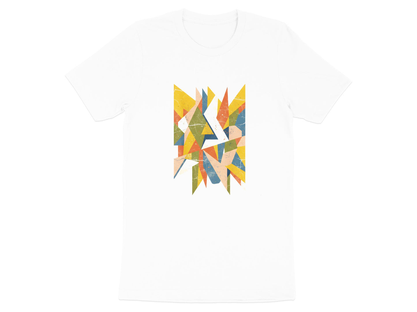 Abstract Prism Geometric T-Shirt
