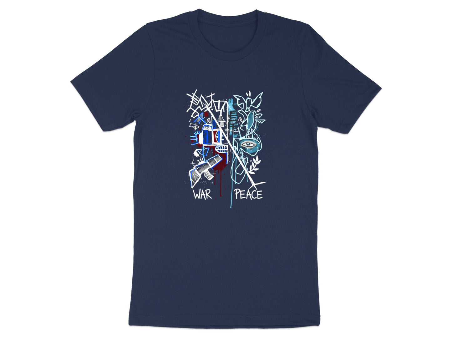 Inner Peace Abstract Duality Graphic Tee