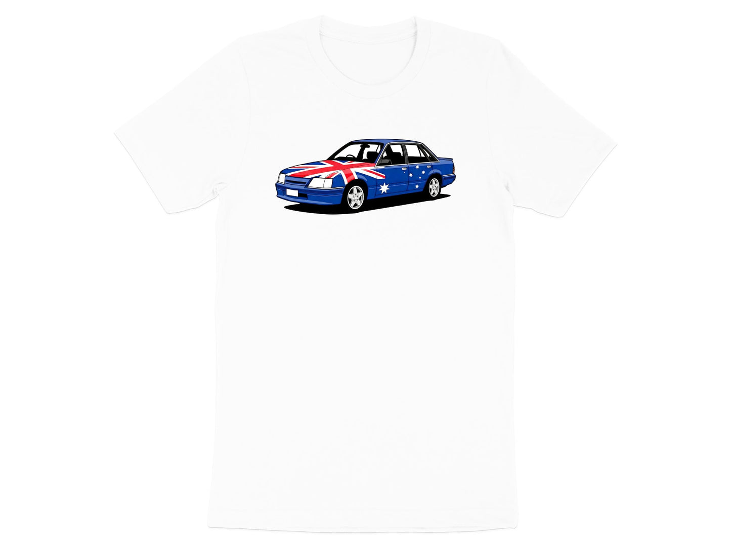 Aussie Muscle Car Flag Graphic T-Shirt