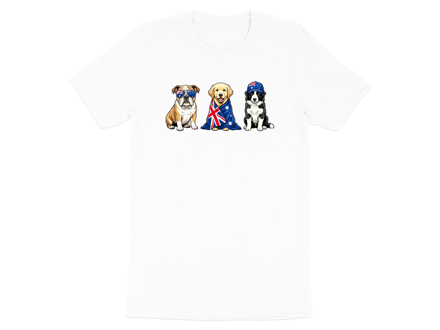 Aussie Flag Working Dogs T-Shirt