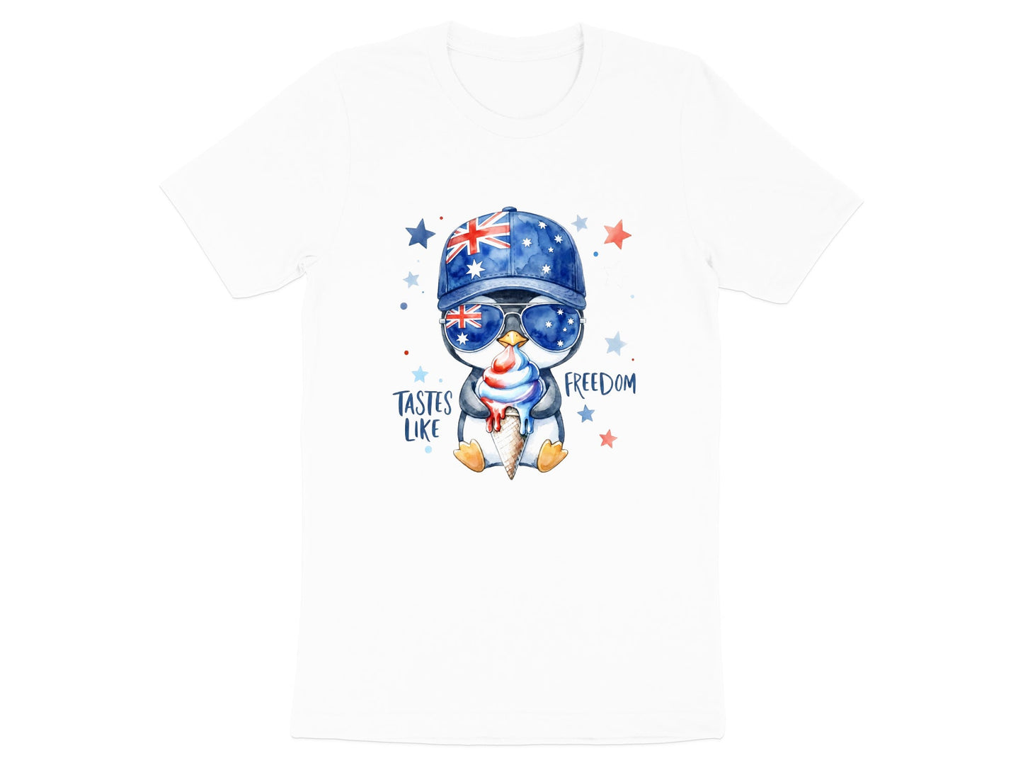 Tastes Like Freedom Aussie Penguin T-Shirt