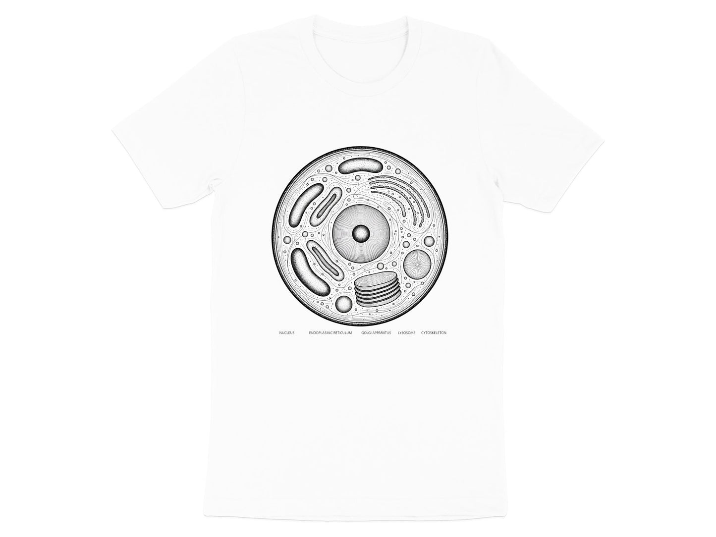 Biological Animal Cell Diagram T-Shirt - Science & Education