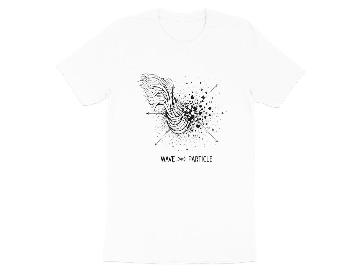 Wave Particle Duality Quantum Physics Graphic Tee