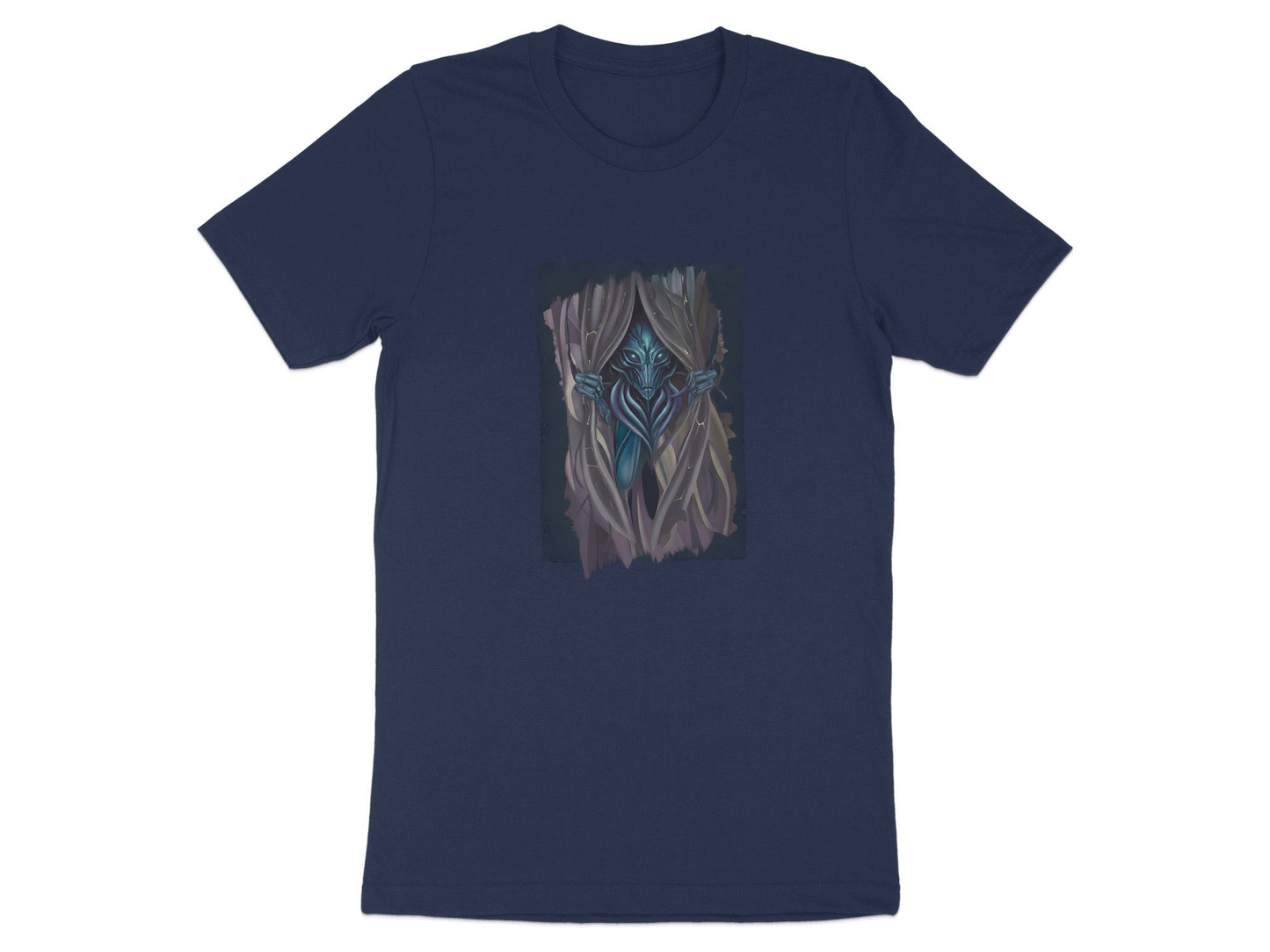Sci-Fi Alien Creature Through the Veil T-Shirt
