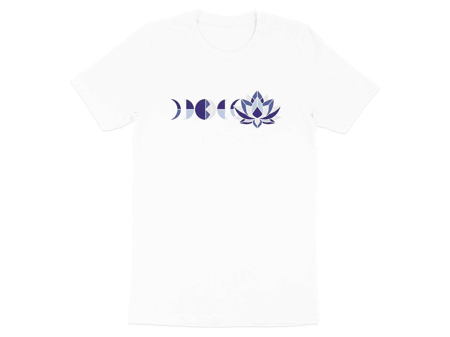 Moon Phase Lotus Spiritual T-Shirt
