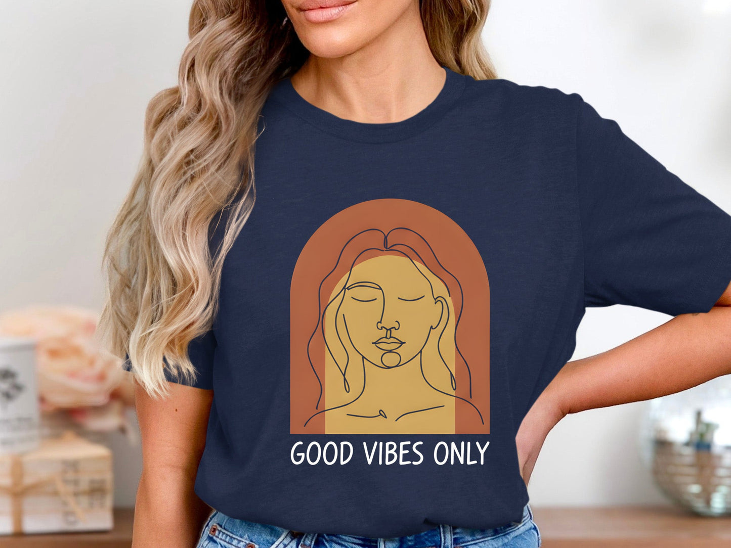 Good Vibes Only Arch Portrait T-Shirt
