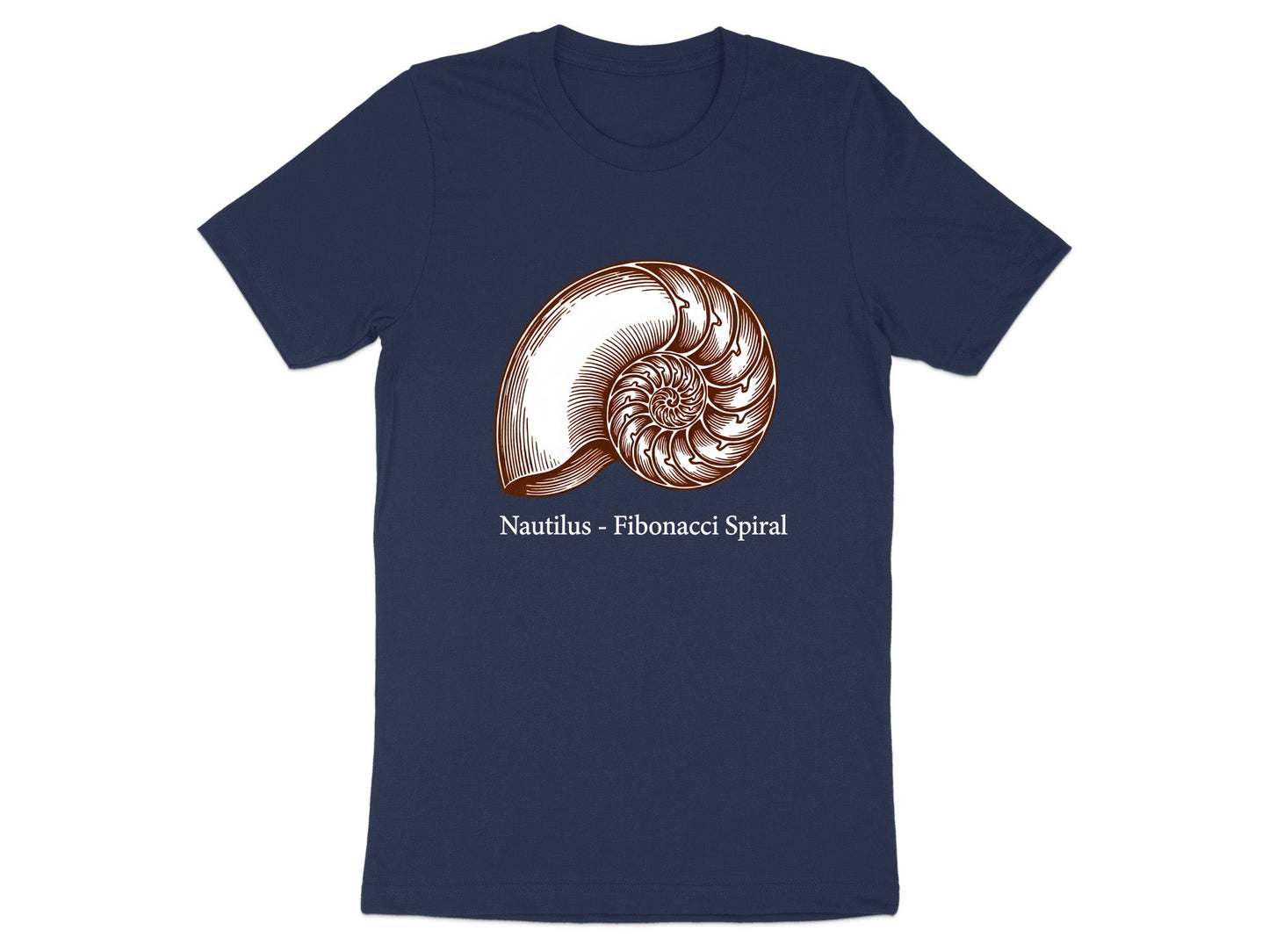 Nautilus Fibonacci Spiral T-Shirt - Science & Nature Tee