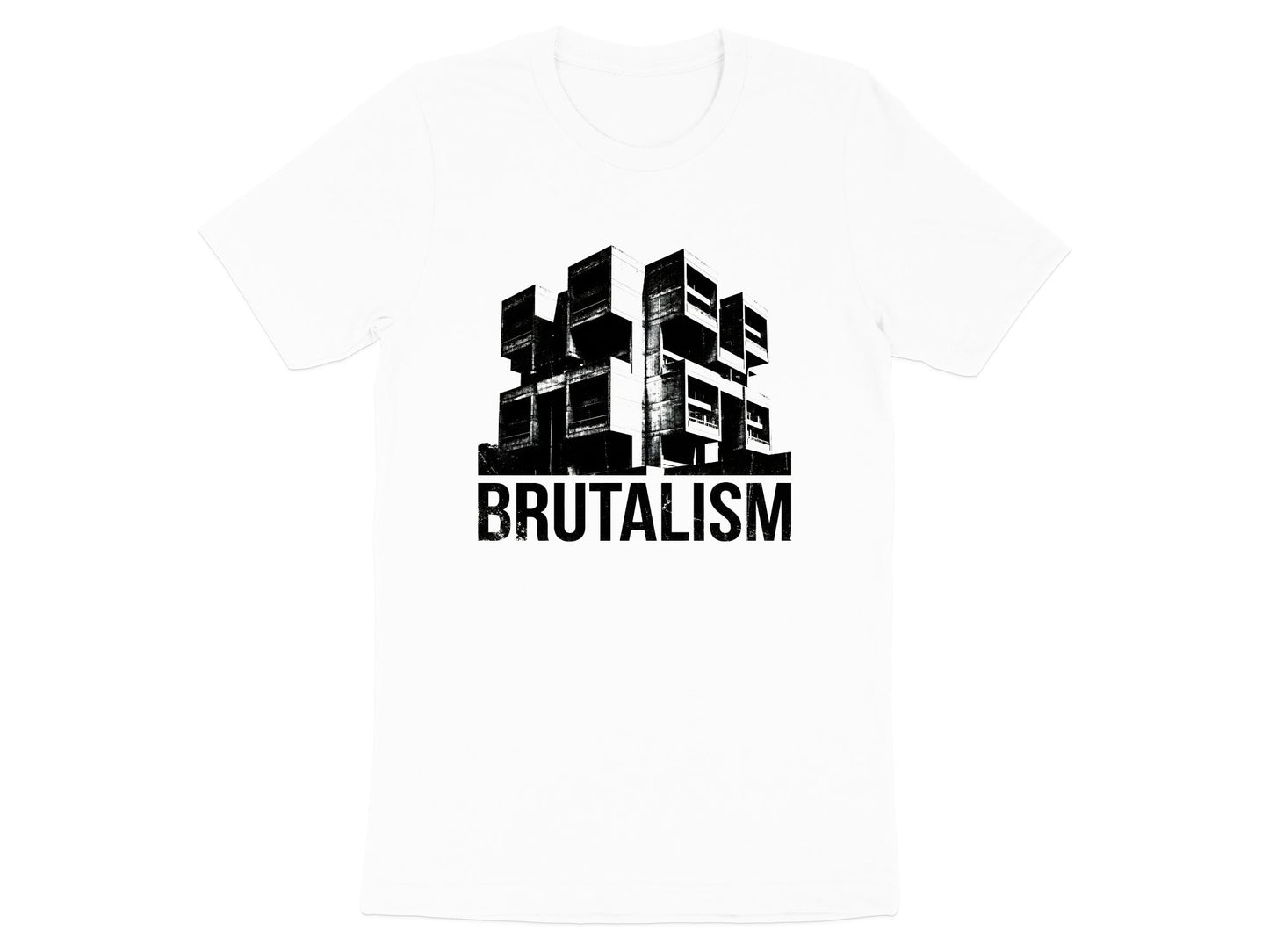 Brutalism Architecture Art T-Shirt - Concrete Style Graphic Tee