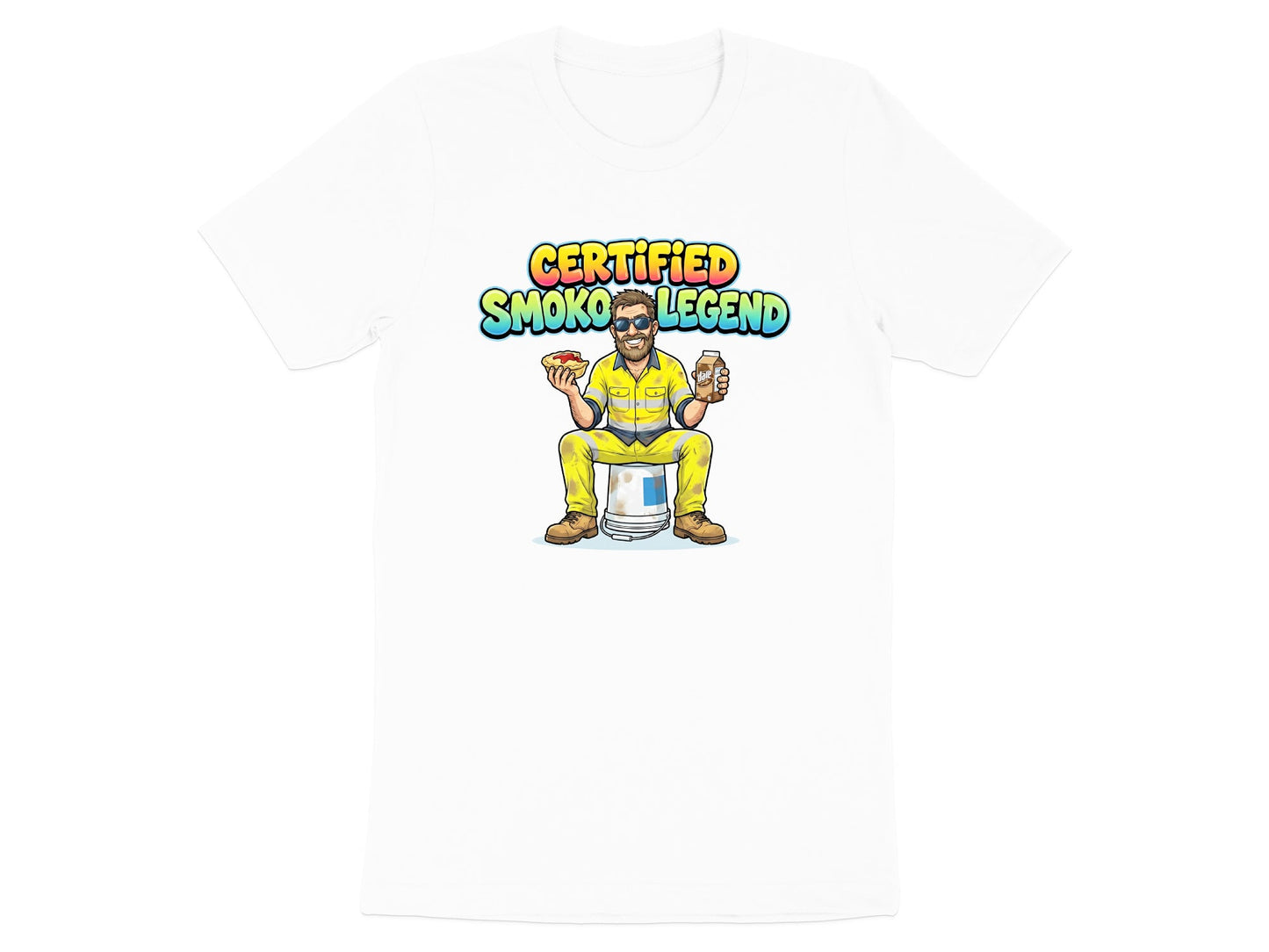 Certified Smoko Legend T-Shirt | Funny Aussie Work Break Tee