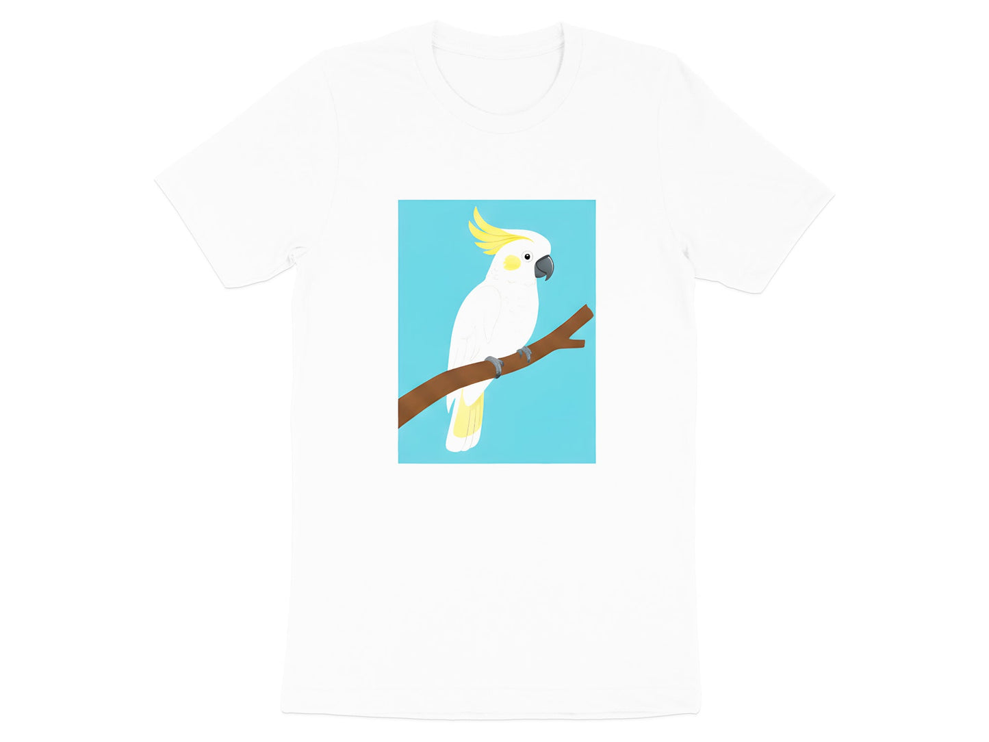 Sulphur-Crested Cockatoo T-Shirt | Modern Australian Art