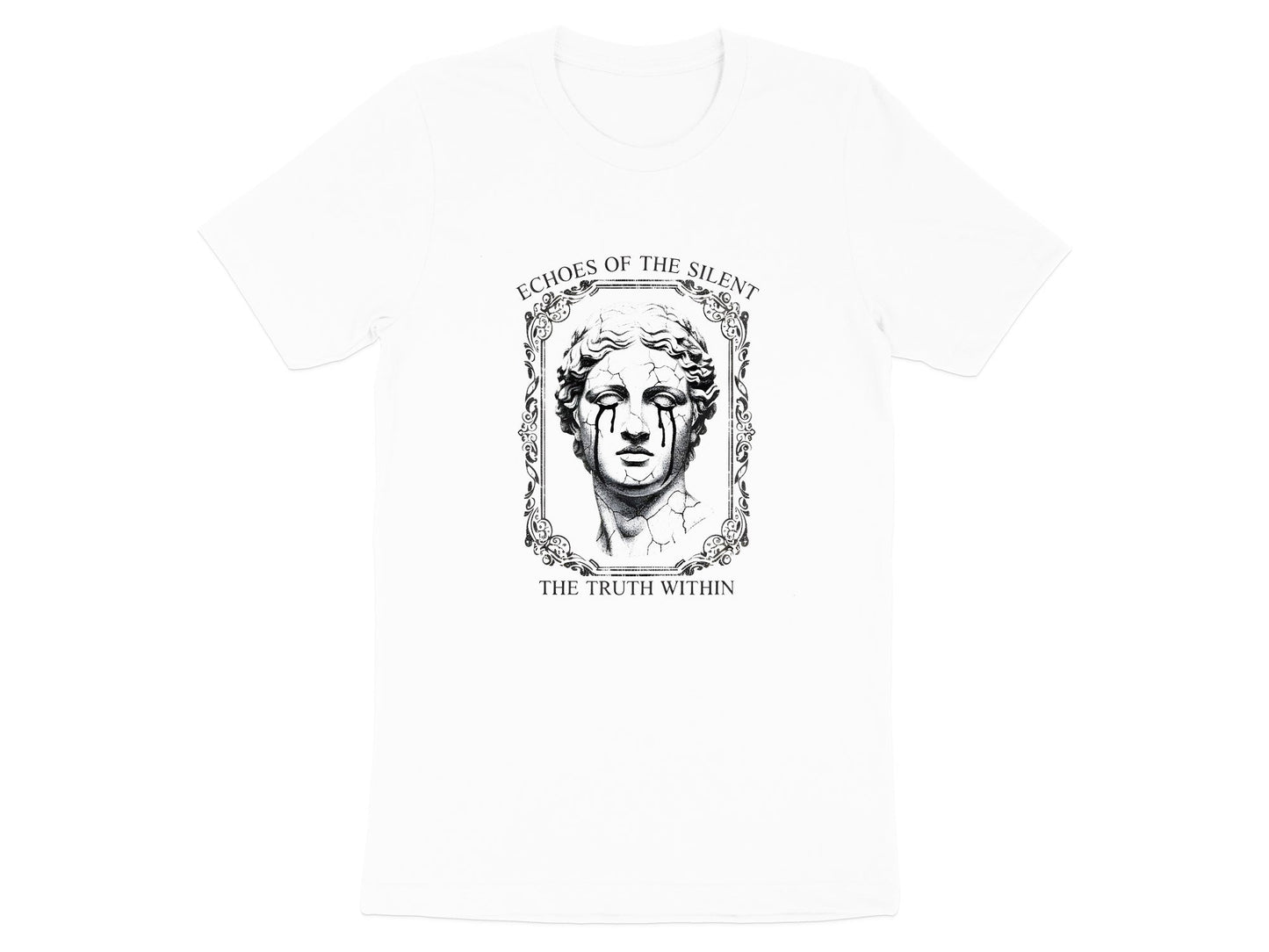 Echoes of the Silent T-Shirt - Weeping Statue Graphic Tee