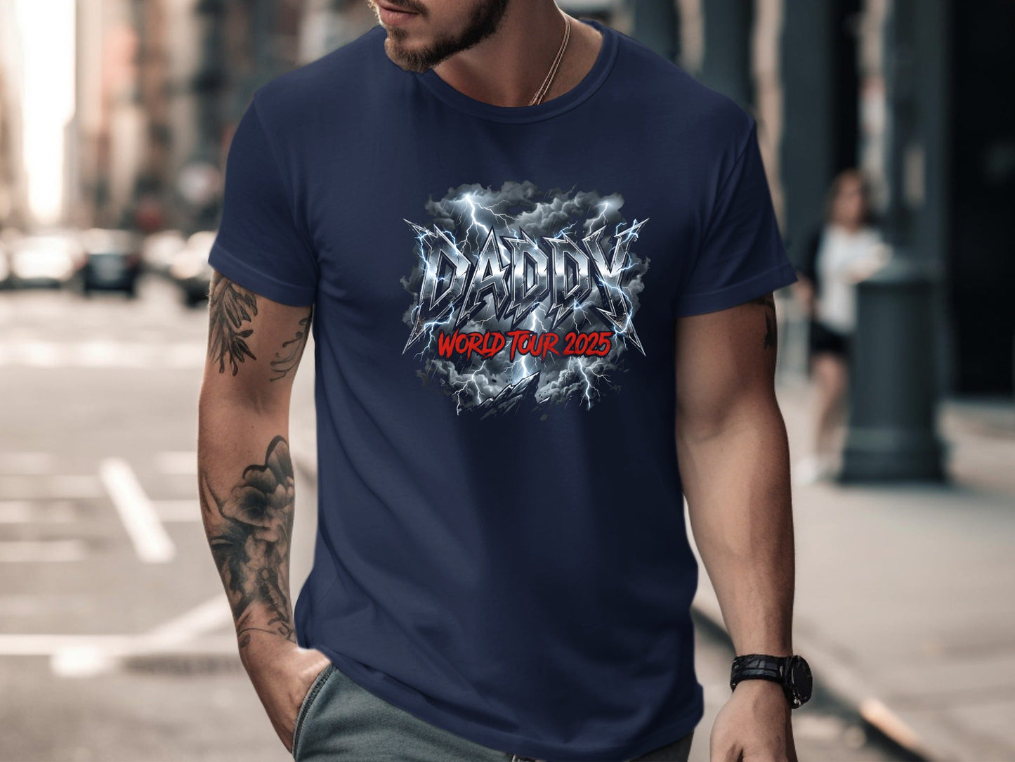Daddy World Tour Retro Rock Concert Tee