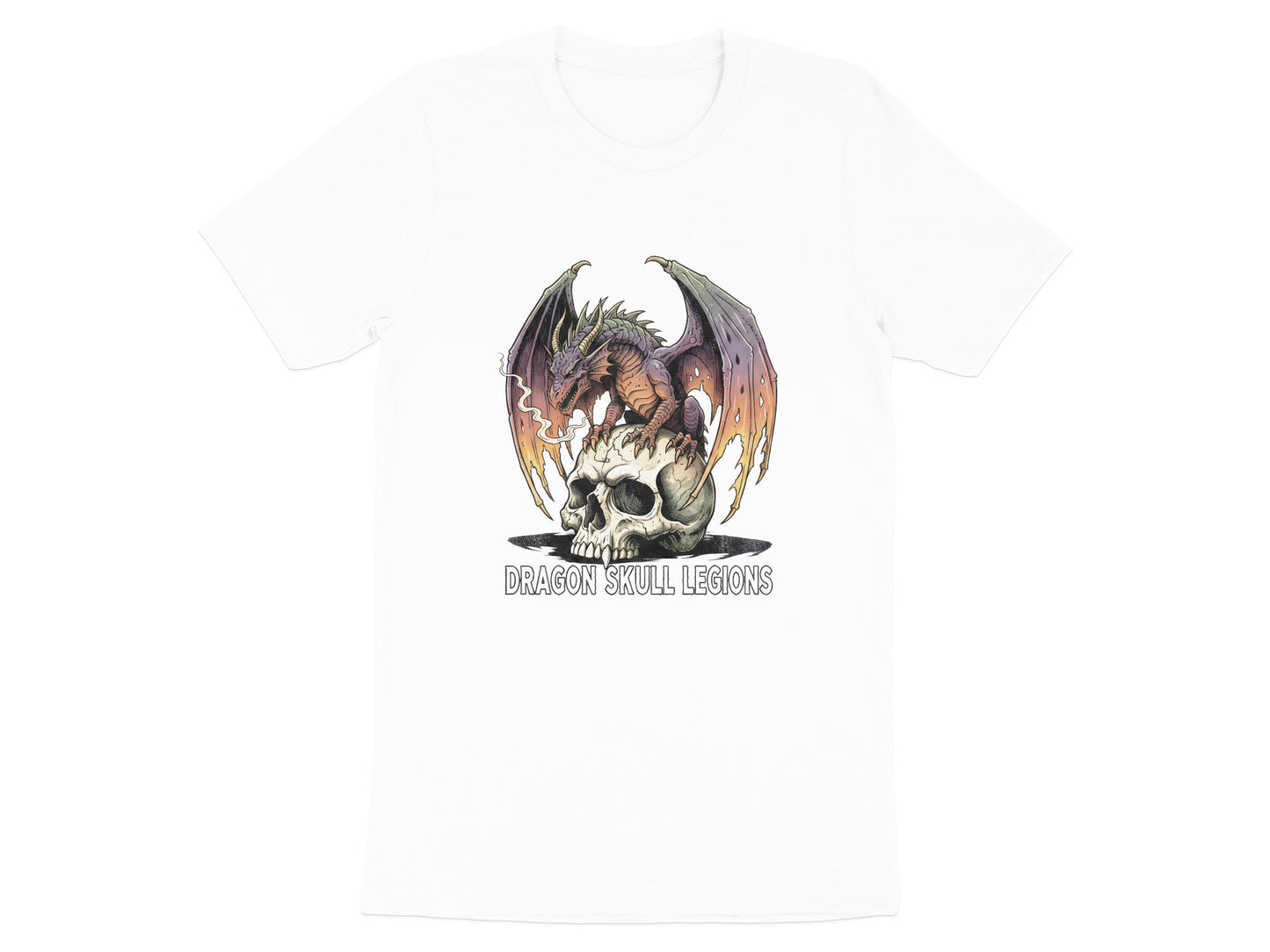 Dragon Skull Legions T-Shirt - Dark Fantasy Graphic Tee