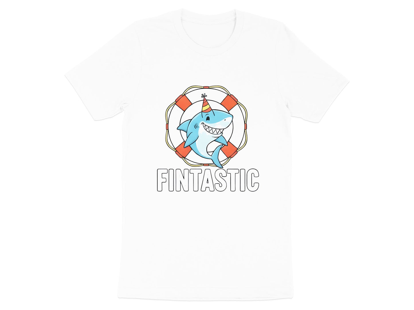 Fintastic Party Shark Pun T-Shirt