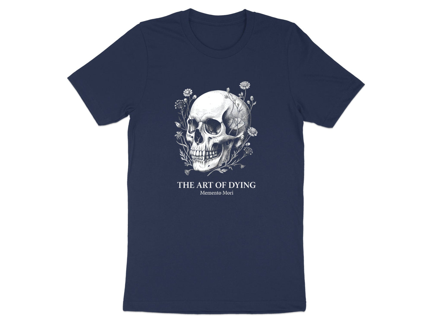 The Art of Dying Memento Mori Skull Graphic Tee