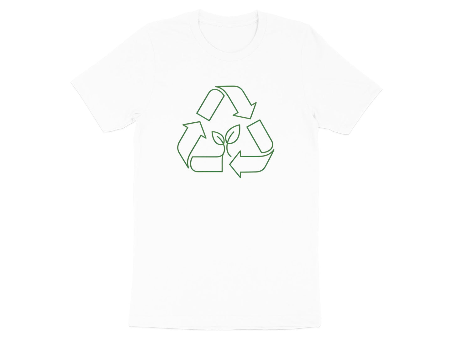 Green Recycle Symbol Sprout Tee