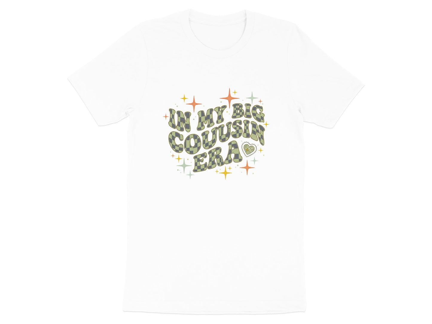 Groovy Big Cousin Era Retro Typography Tee