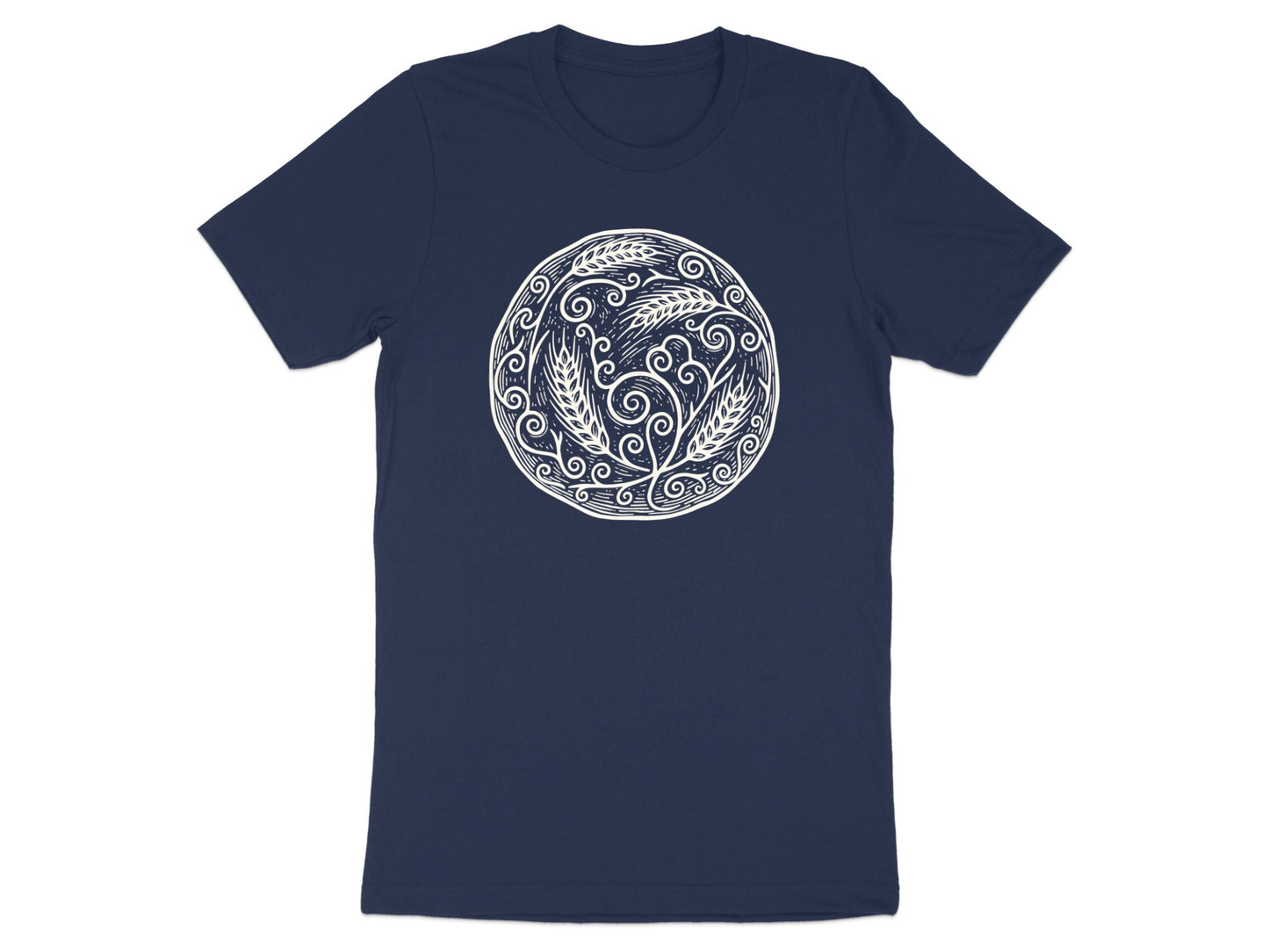 Artisan Sourdough Wheat Mandala T-Shirt