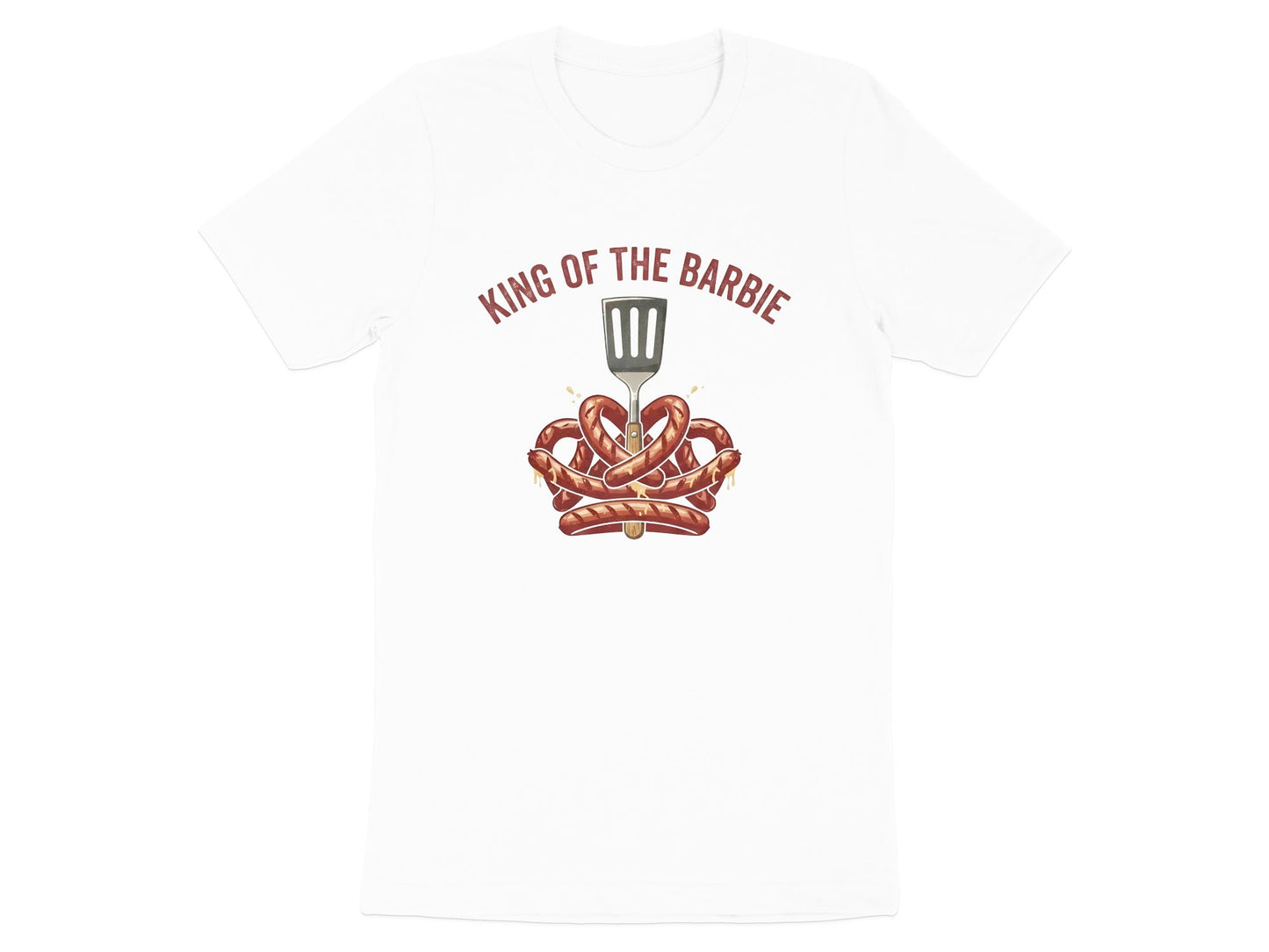 King of the Barbie Funny Sausage T-Shirt | Aussie BBQ Tee