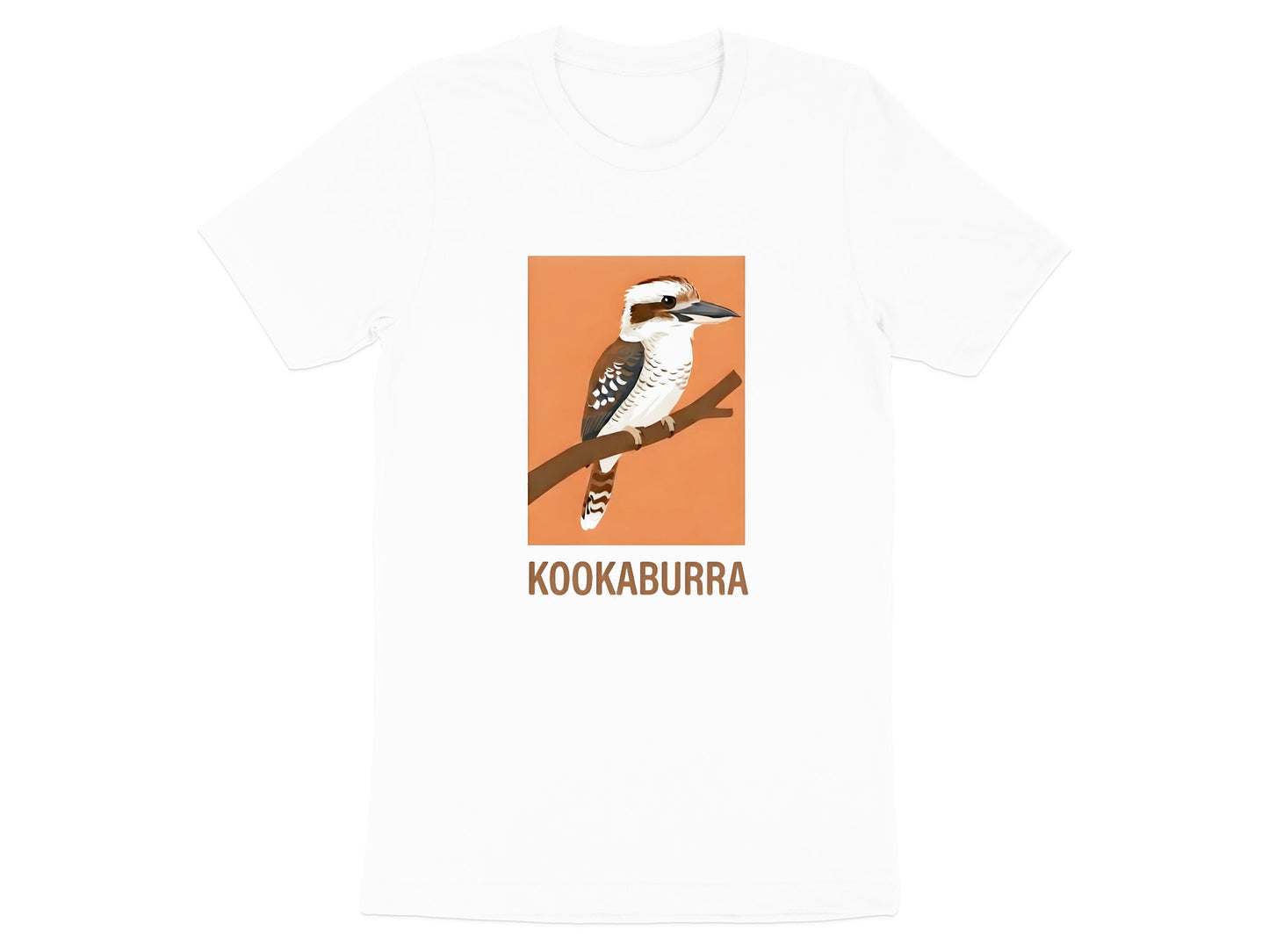 Classic Kookaburra Portrait T-Shirt | Modern Wildlife Tee