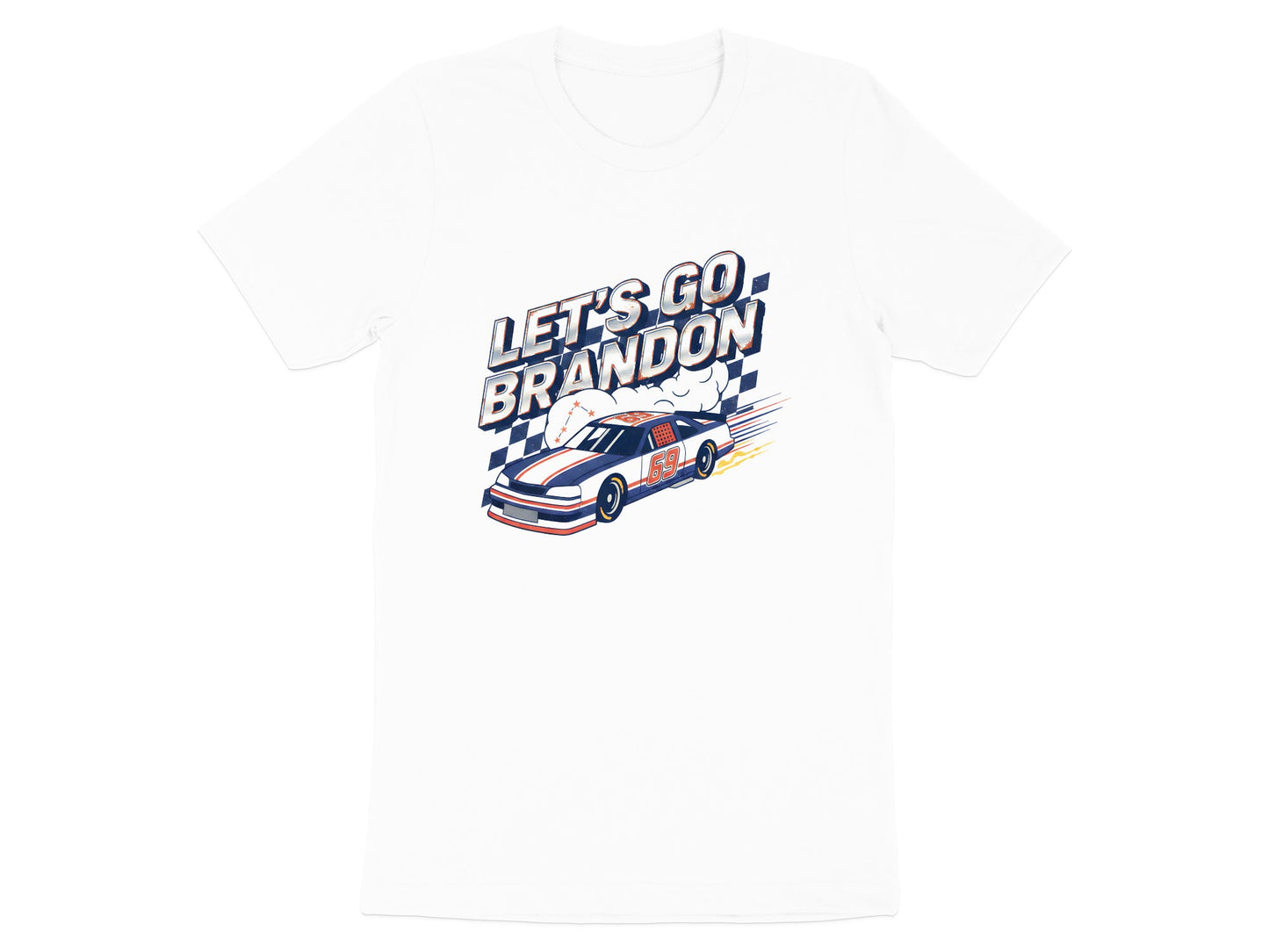 Let's Go Brandon Race Car Graphic T-Shirt