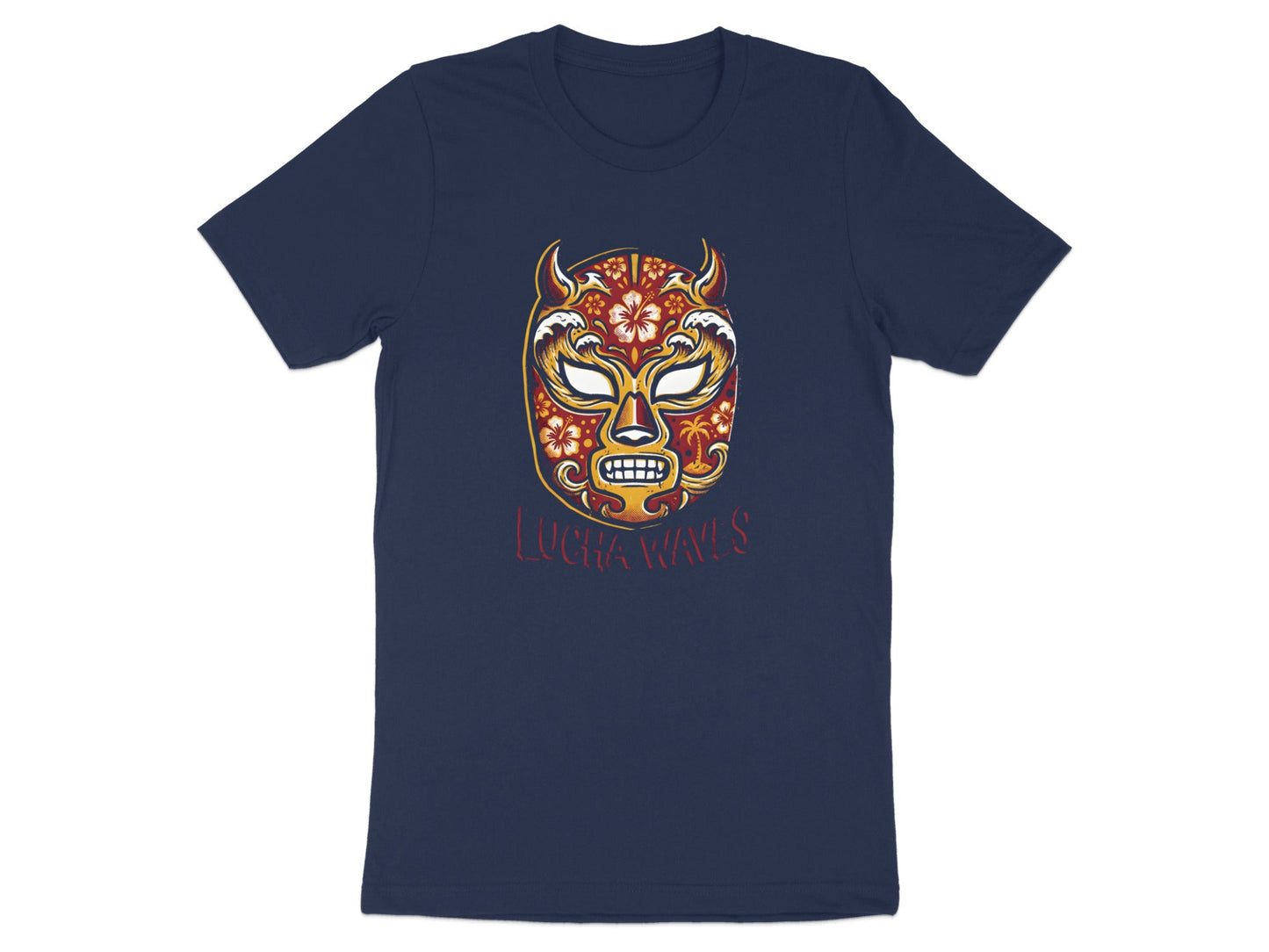 Lucha Waves Mexican Wrestling Mask T-Shirt