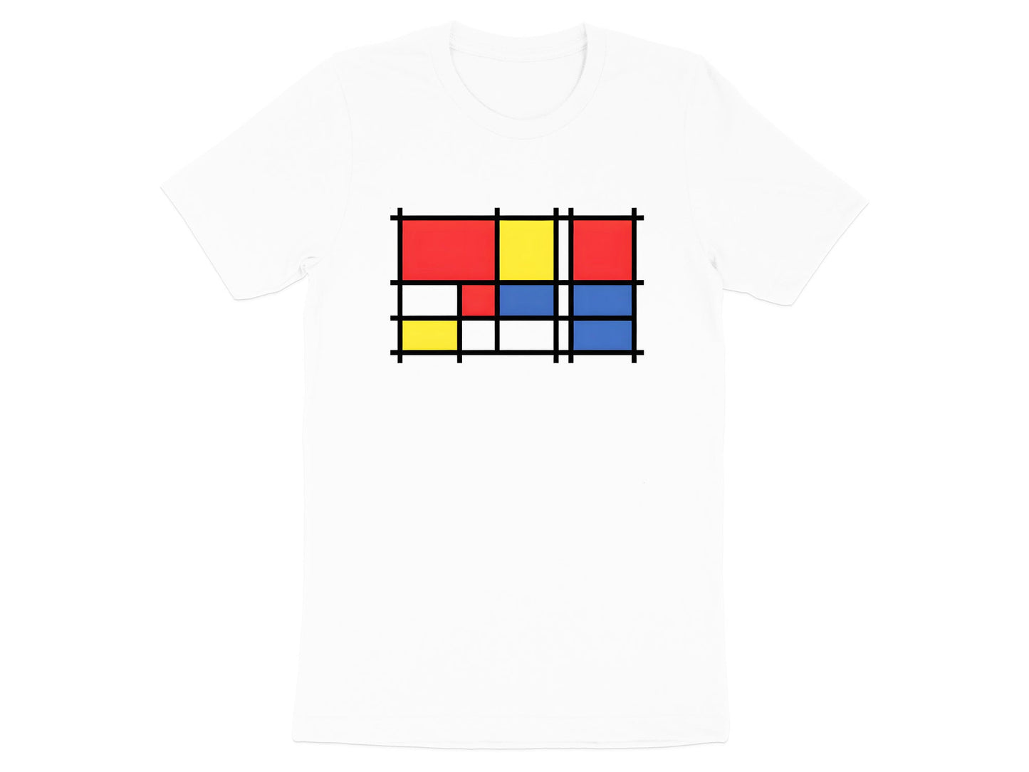 De Stijl Primary Blocks Graphic T-Shirt