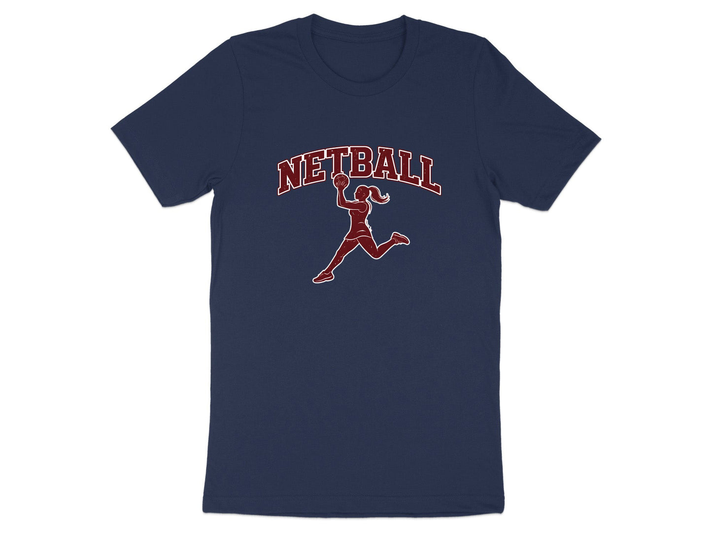 Netball Player Silhouette Vintage T-Shirt