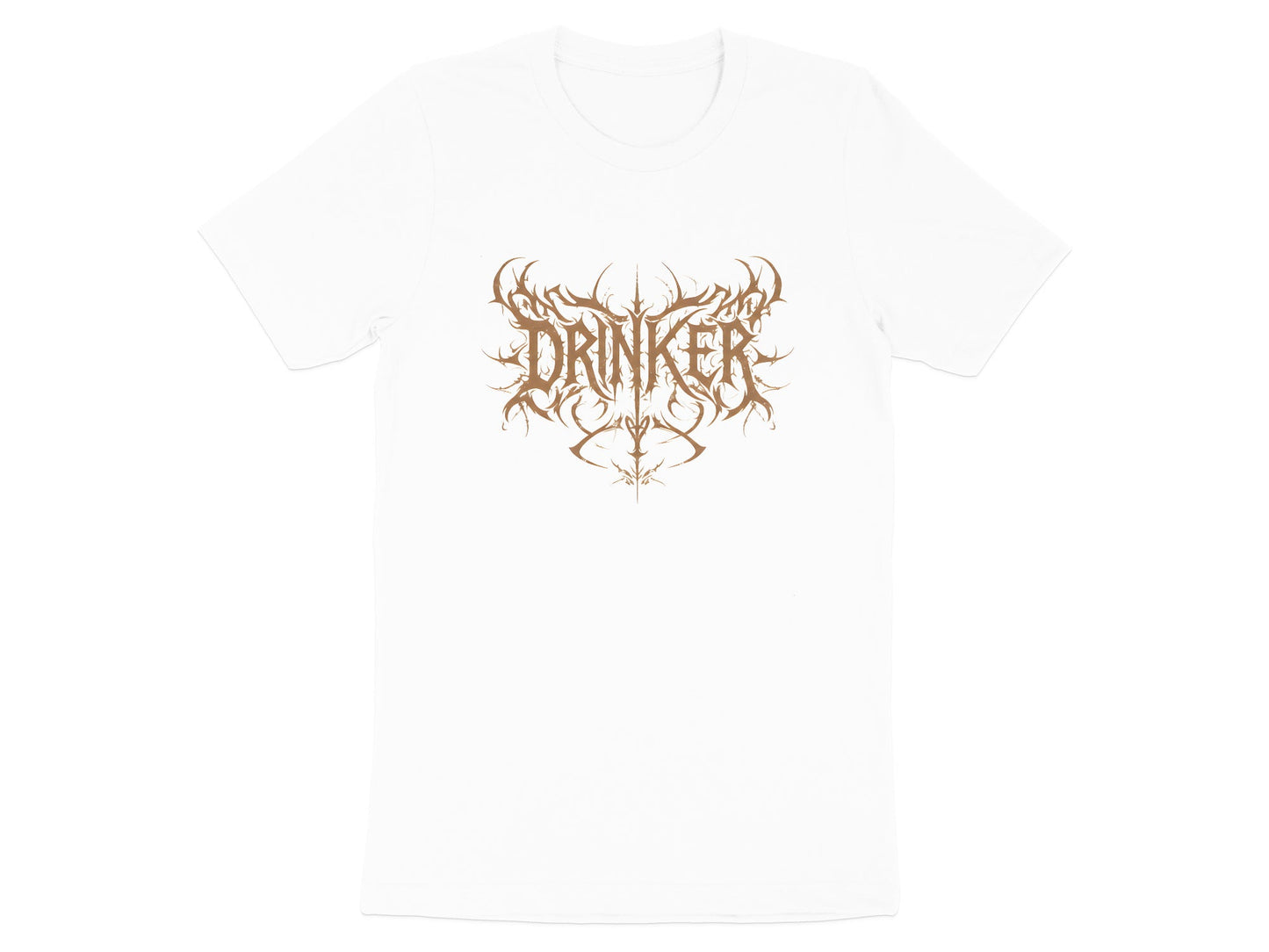 Drinker Heavy Metal Logo T-Shirt