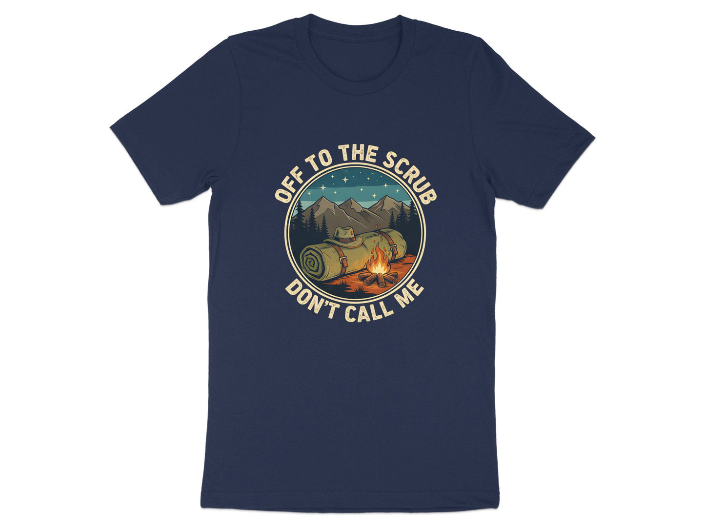 'Off To The Scrub' Swagman Camping T-Shirt