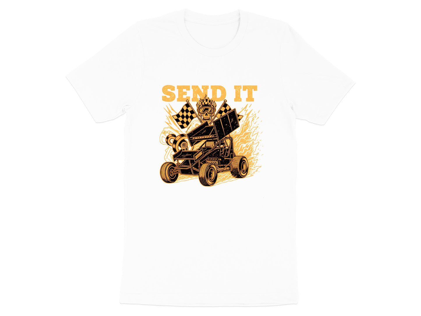 Send It Sprint Car Racing Graphic T-Shirt