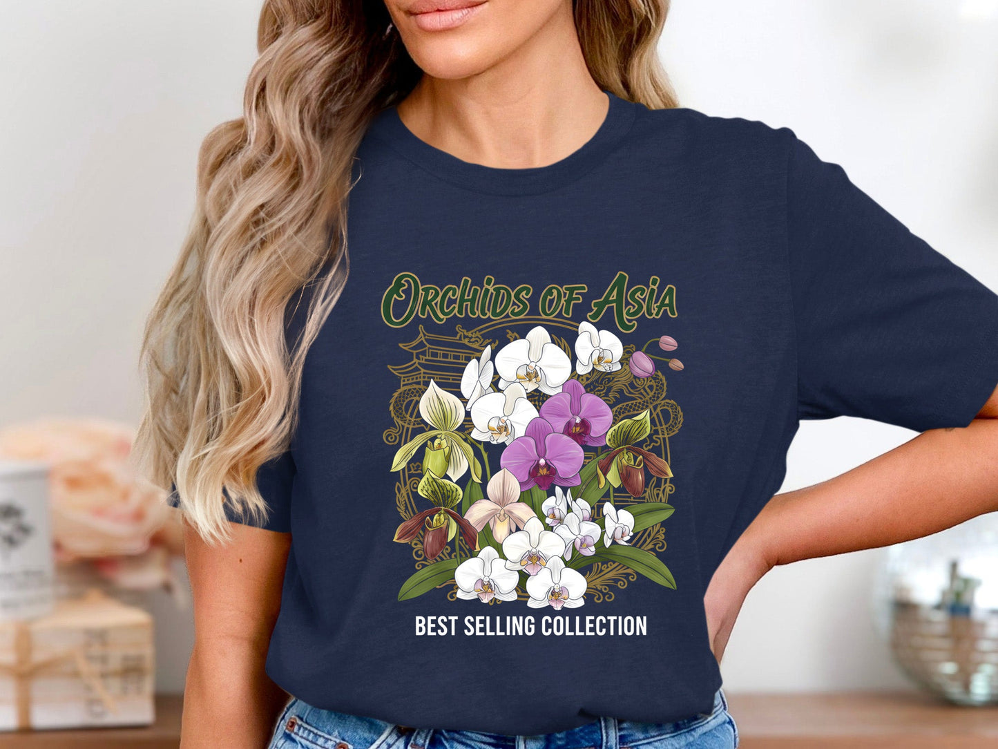 Orchids of Asia Mixed Orchids Graphic T-Shirt