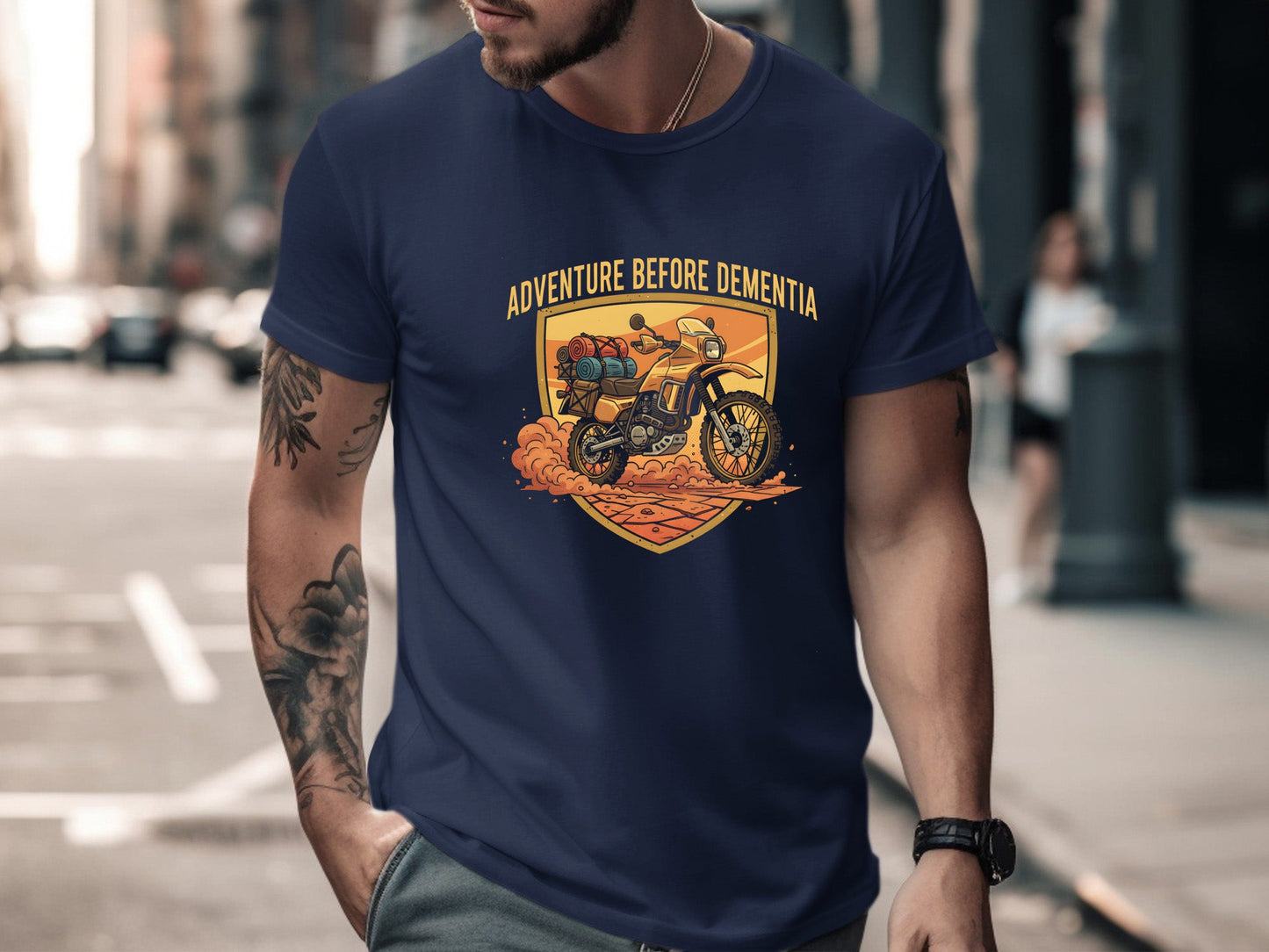Adventure Before Dementia Off-Road Biker T-Shirt