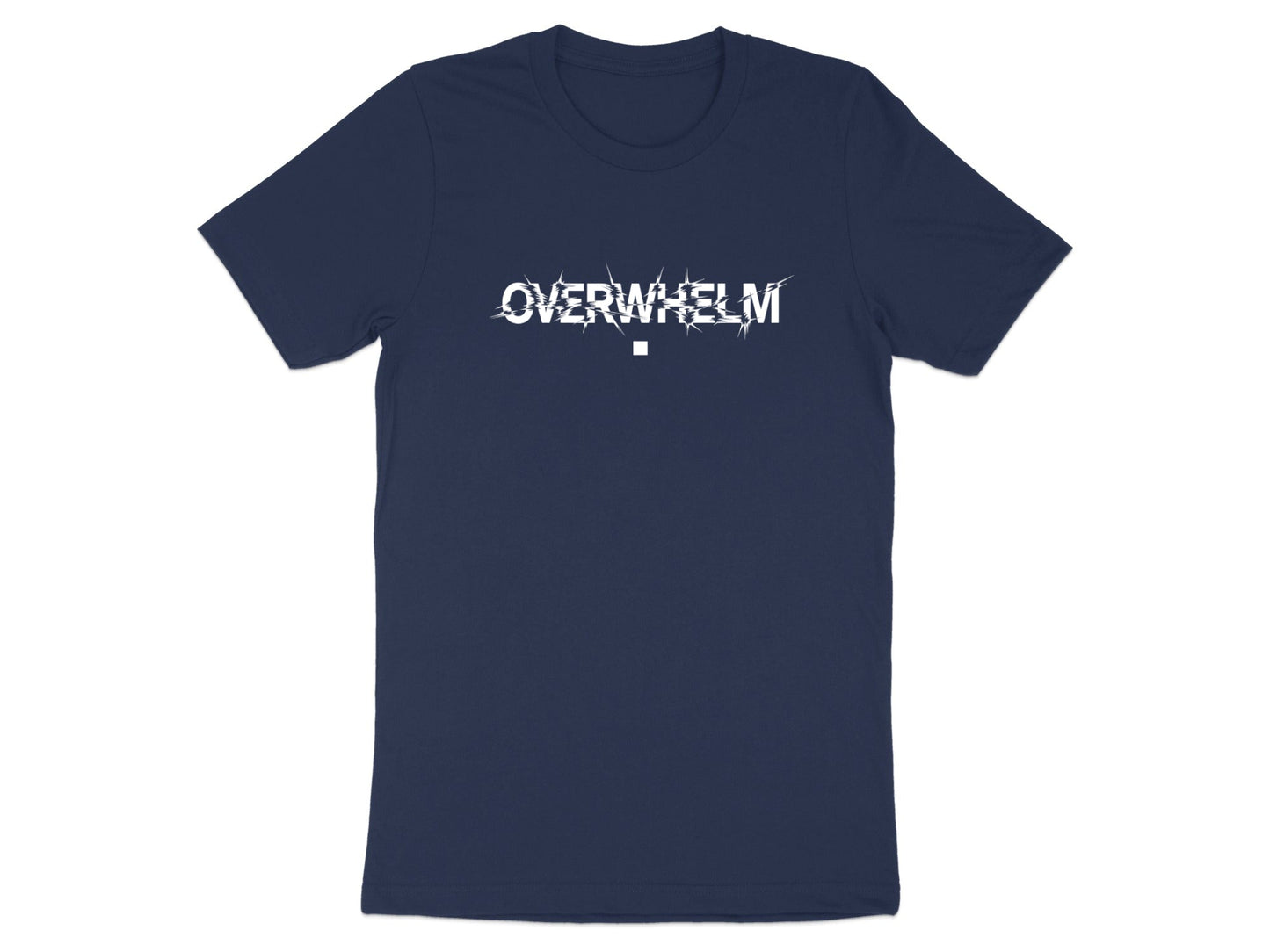 Overwhelm Shattered Glass Graphic Tee