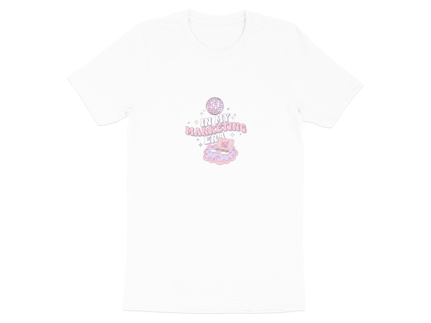 In My Marketing Era T-Shirt - Trendy Pink & Graphic Tee