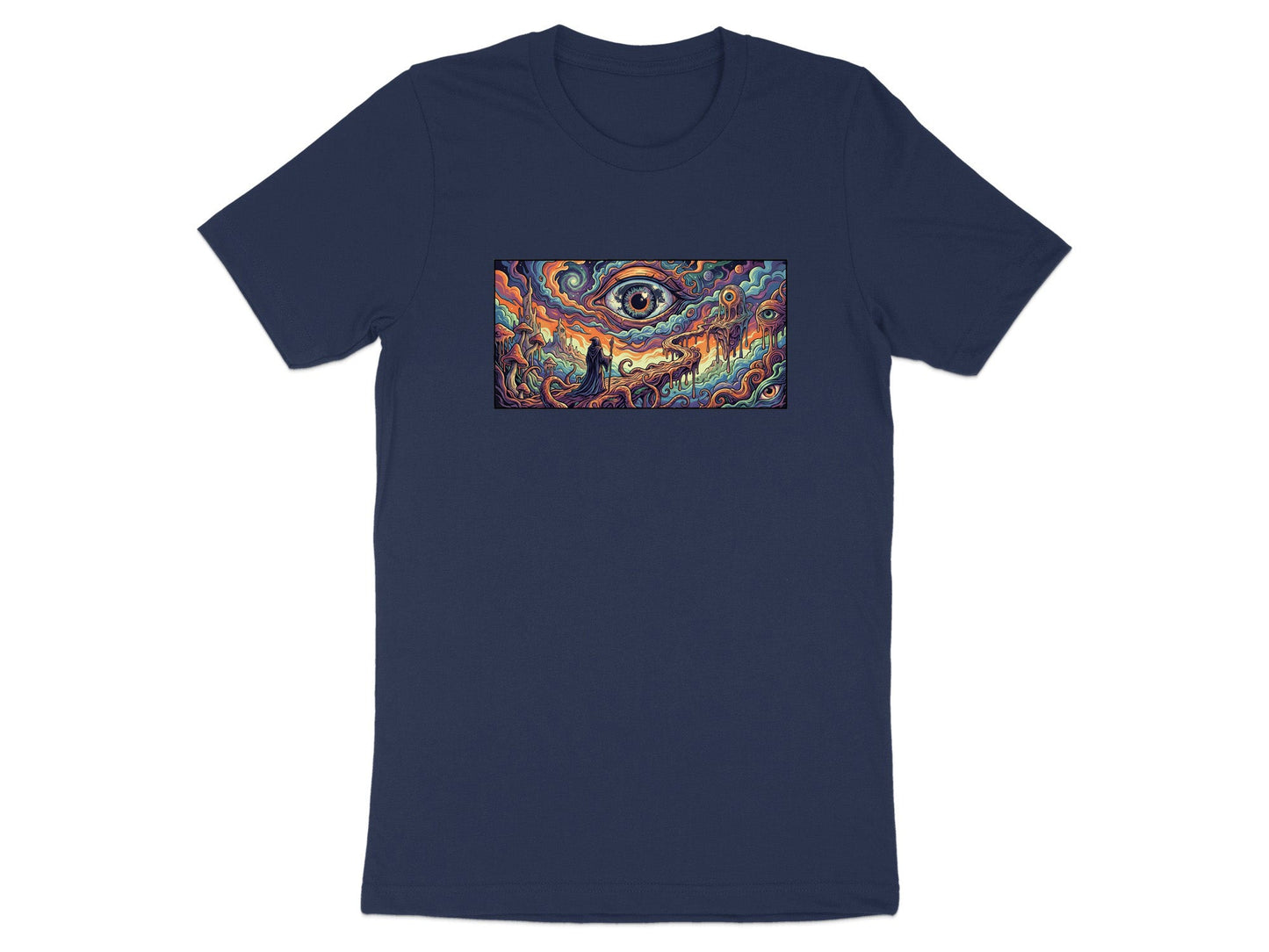 The Cosmic Eye Panoramic Psychedelic Wizard Tee