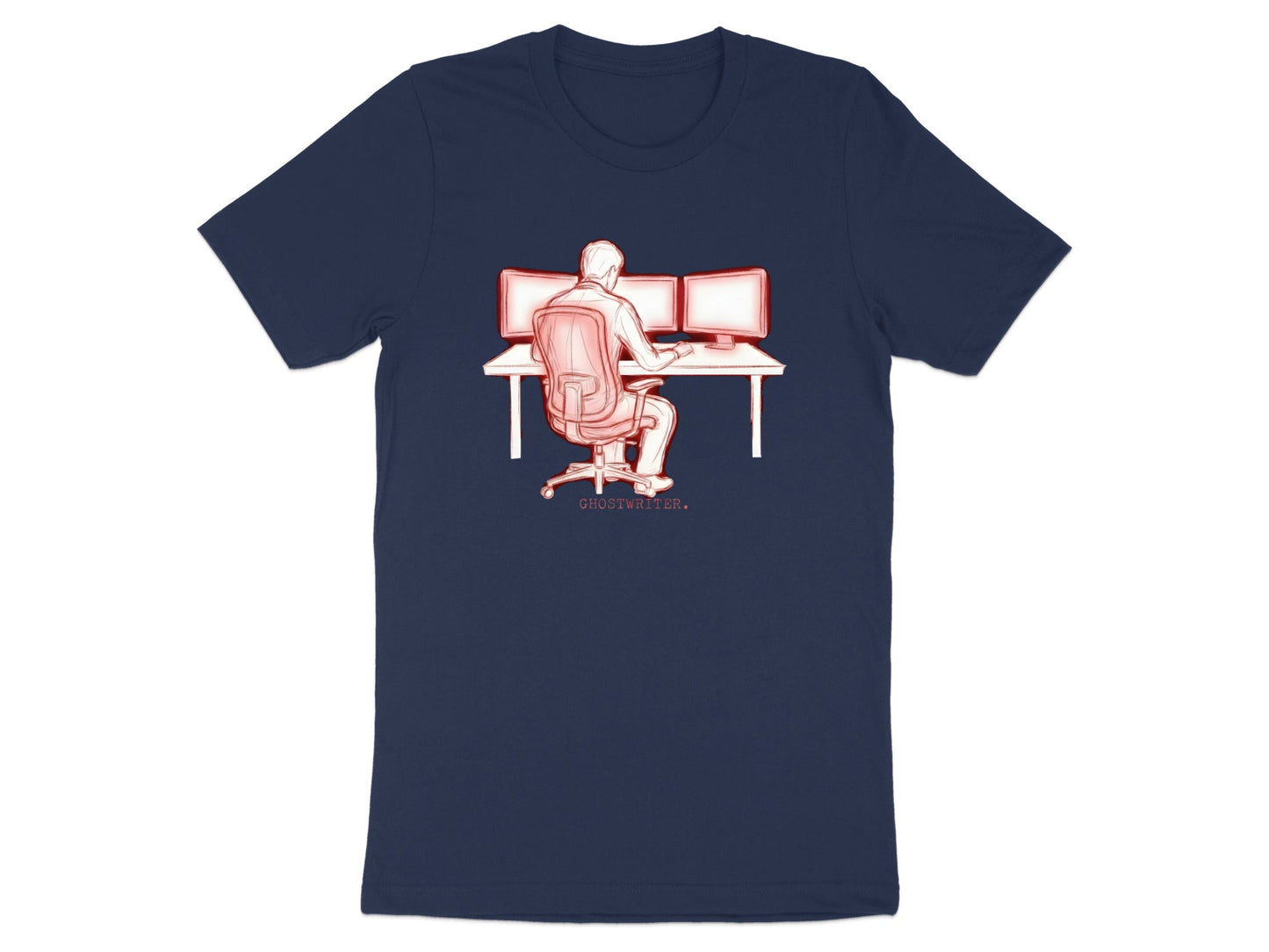 Ghostwriter Sketch T-Shirt - Creative Writer & Author Tee