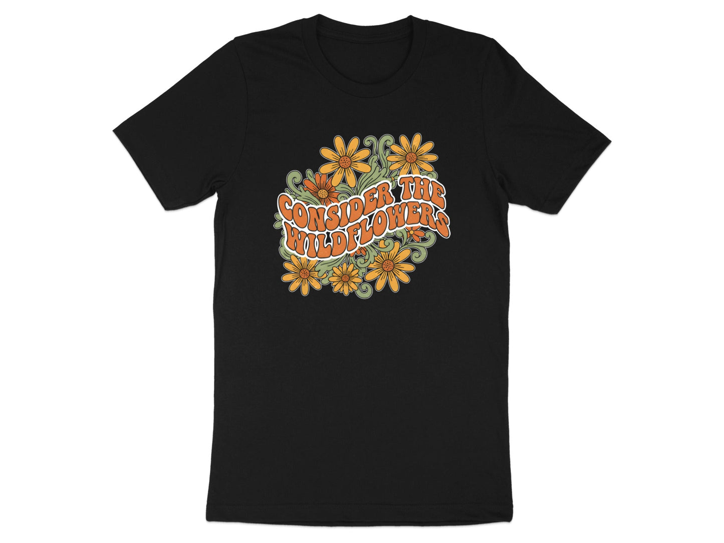 Consider The Wildflowers Retro Graphic Tee