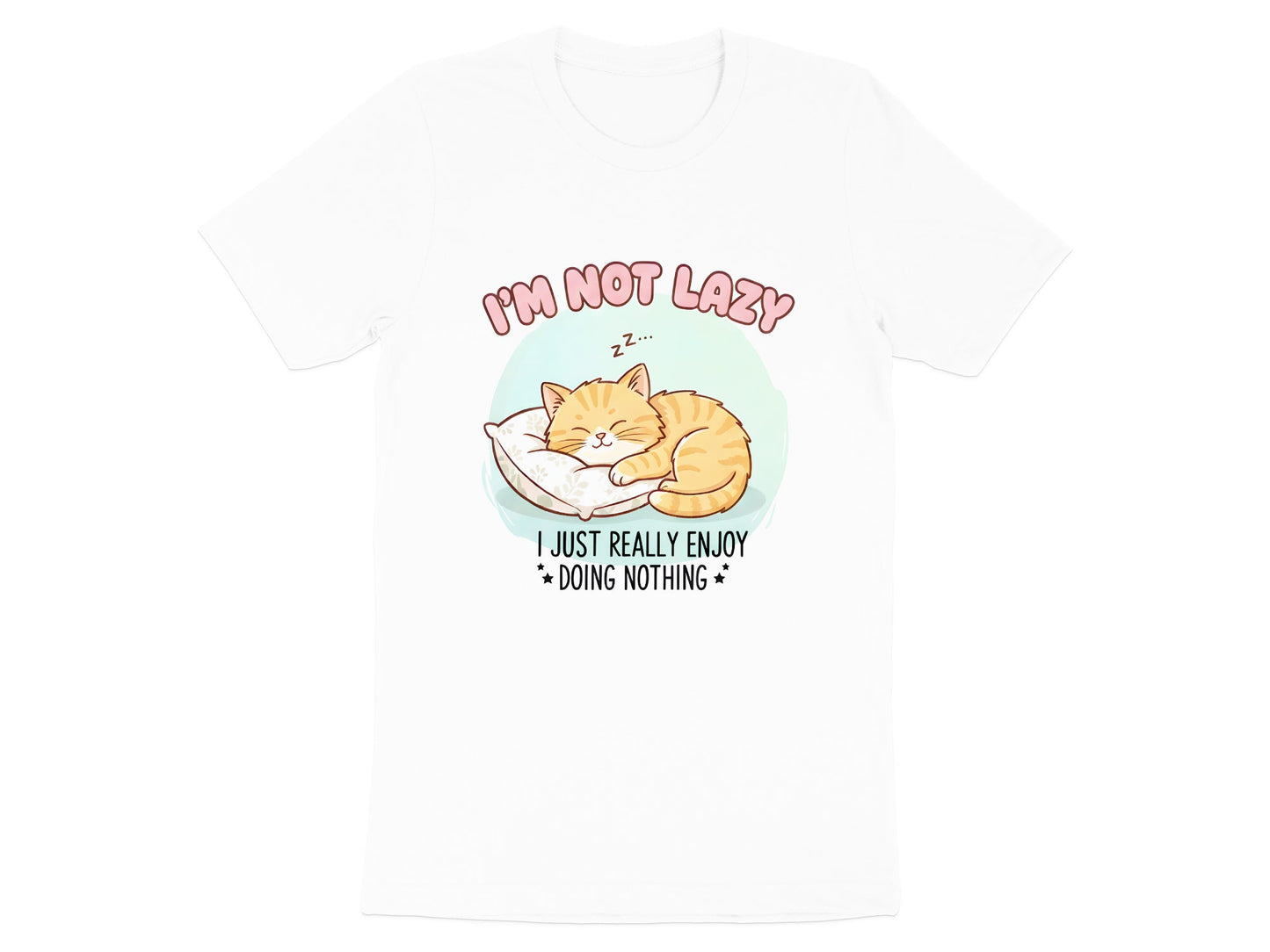 I Just Really Enjoy Doing Nothing Cat T-Shirt