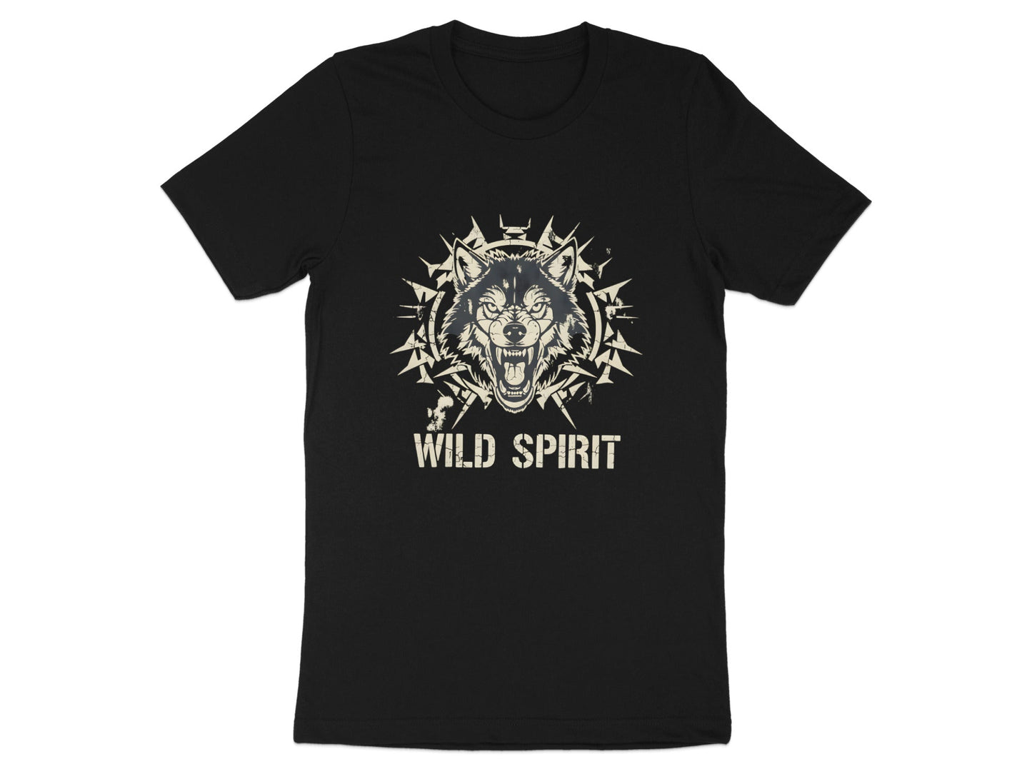 WILD SPIRIT Snarling Wolf Graphic Tee