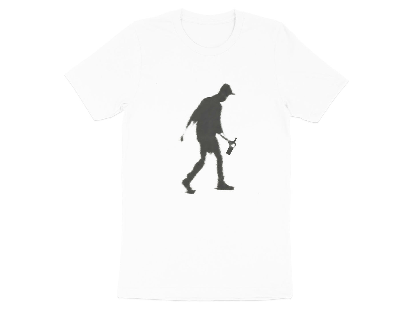 Blurry Silhouette Urban Streetwear T-Shirt