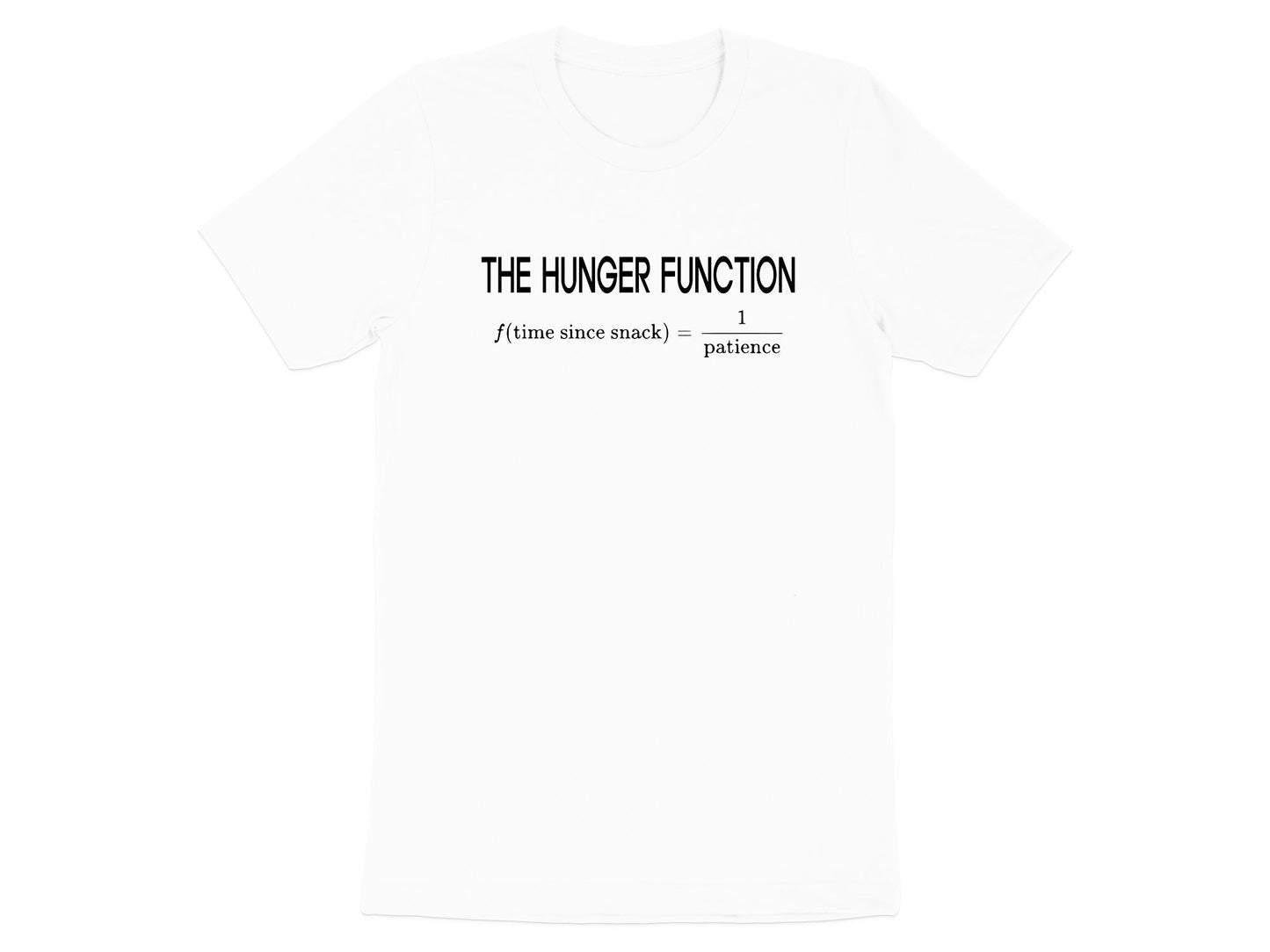 Funny Science & Math Humor The Hunger Function T-Shirt
