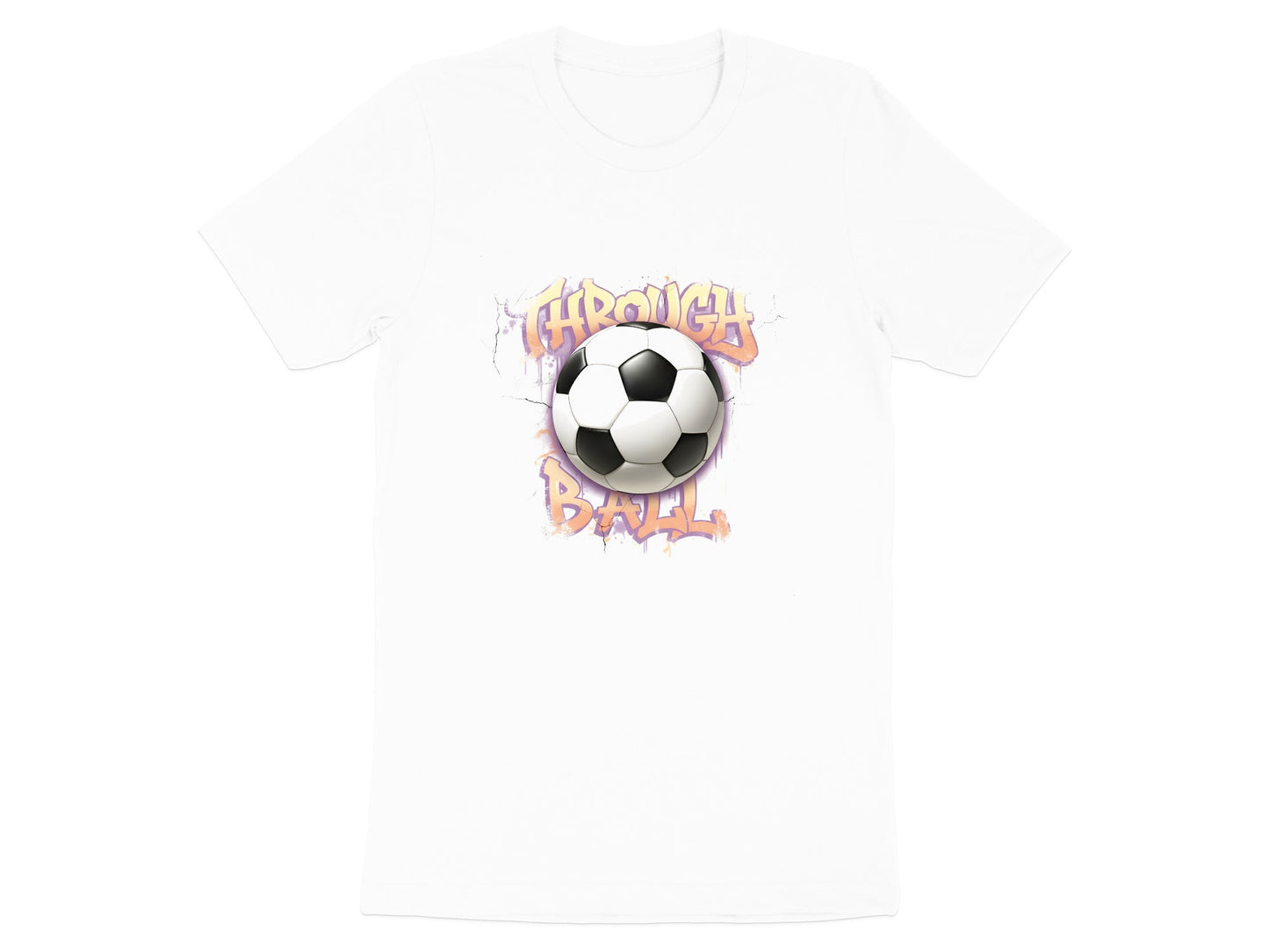 Through Ball Graffiti Style Soccer T-Shirt