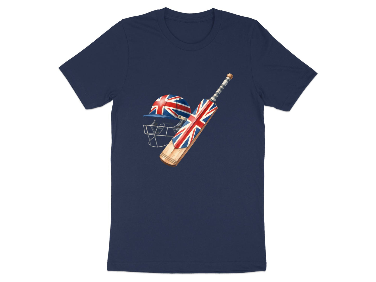 Union Jack Cricket Gear T-Shirt - Classic Sports Style