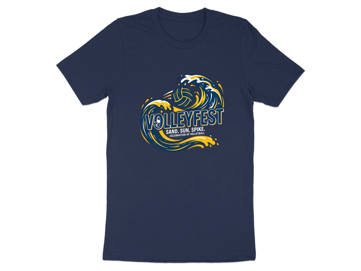 Volleyfest Beach Volleyball Graphic T-Shirt
