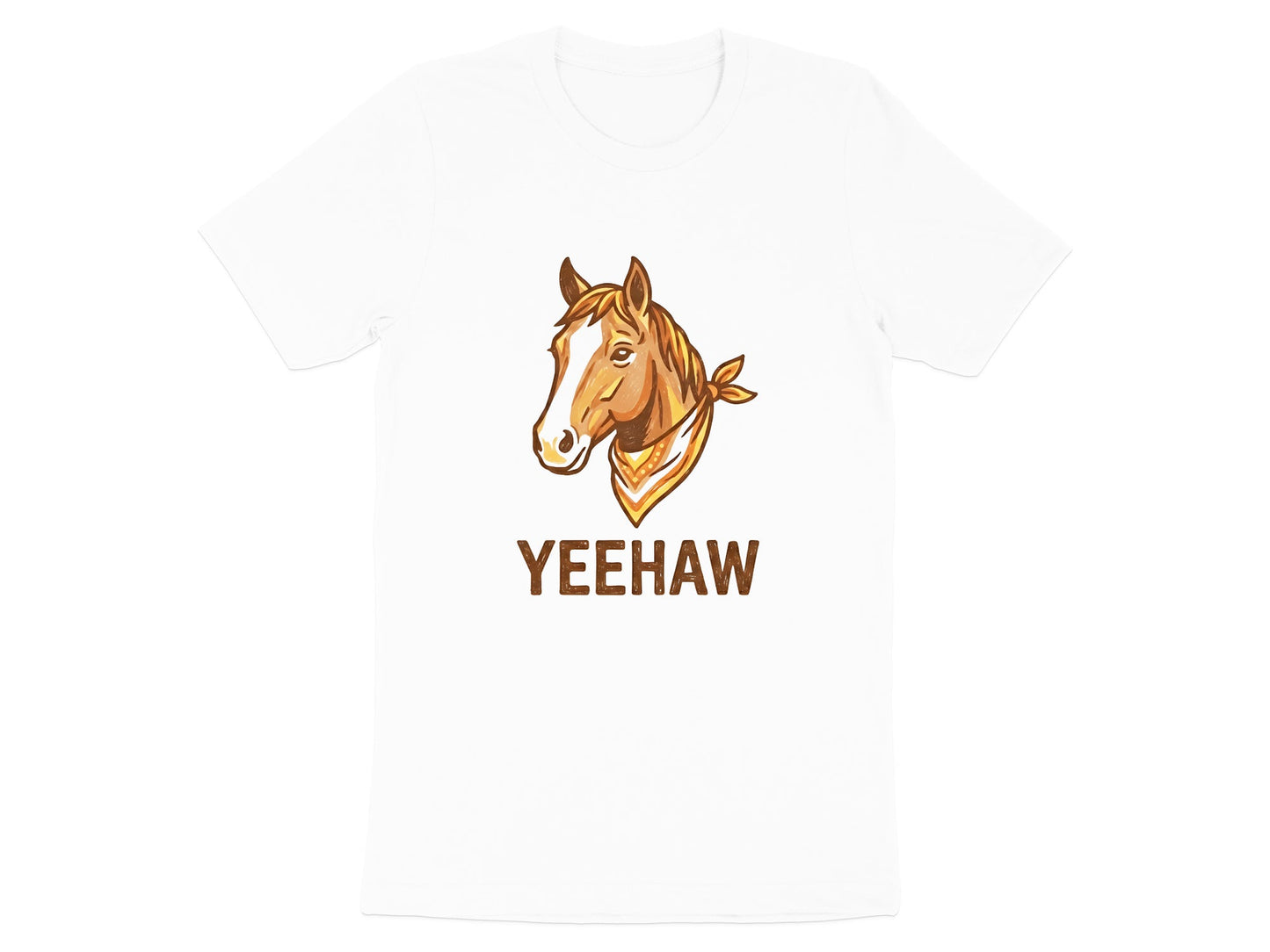 Yeehaw Horse Head T-Shirt - Country Western Style